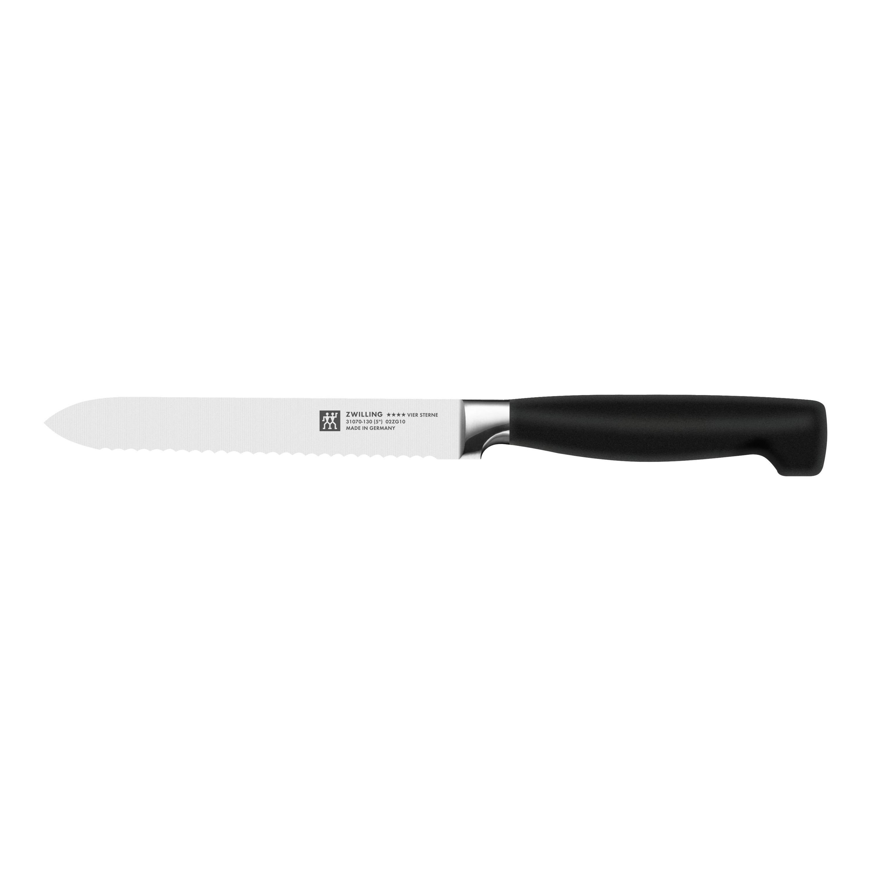 Zwilling Besteck-Set Universalmesser ZWILLING VIER STERNE LBH 23.50x2x2 cm schwarz