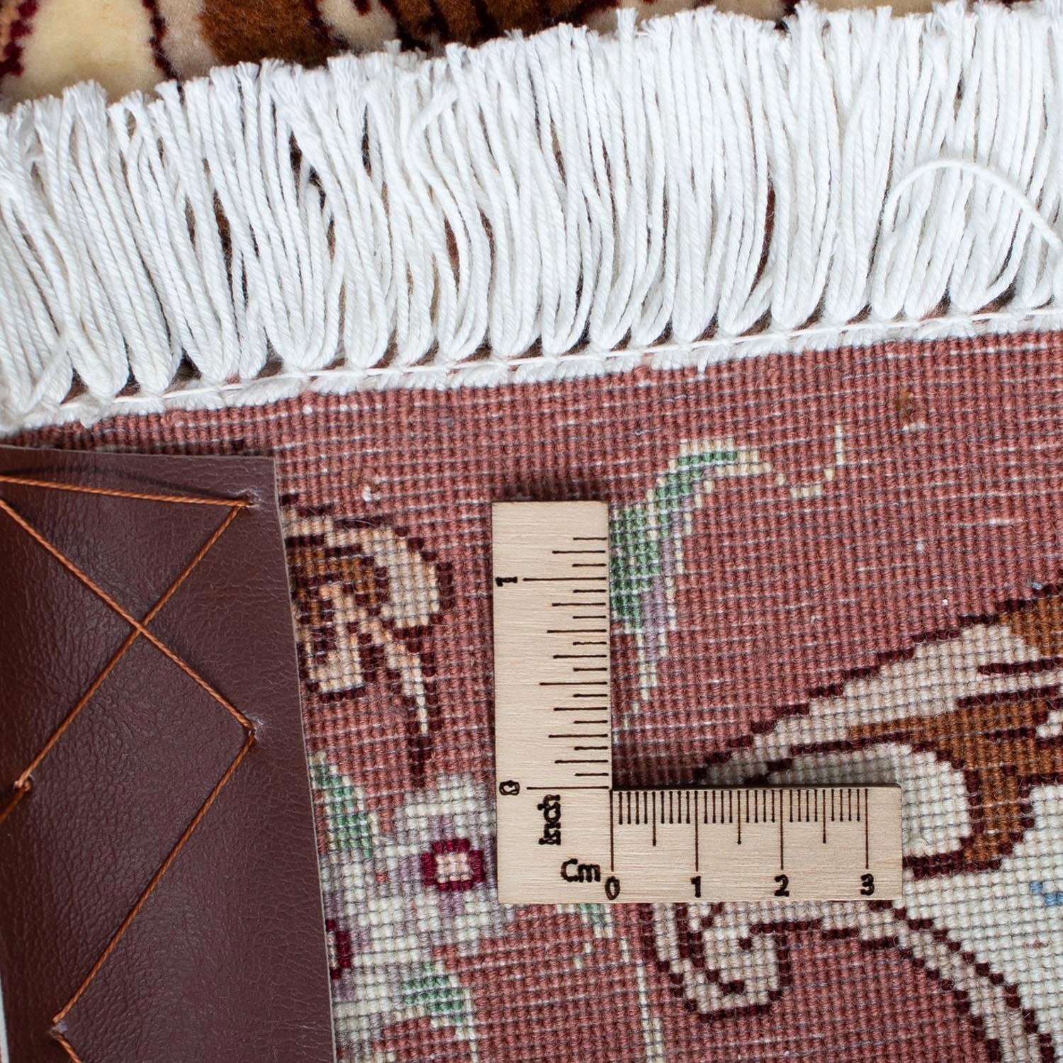 Wollteppich Moud 158 mm, Medaillon Unikat morgenland, 10 scuro rechteckig, x mit Rosso 246 Höhe: cm, Zertifikat