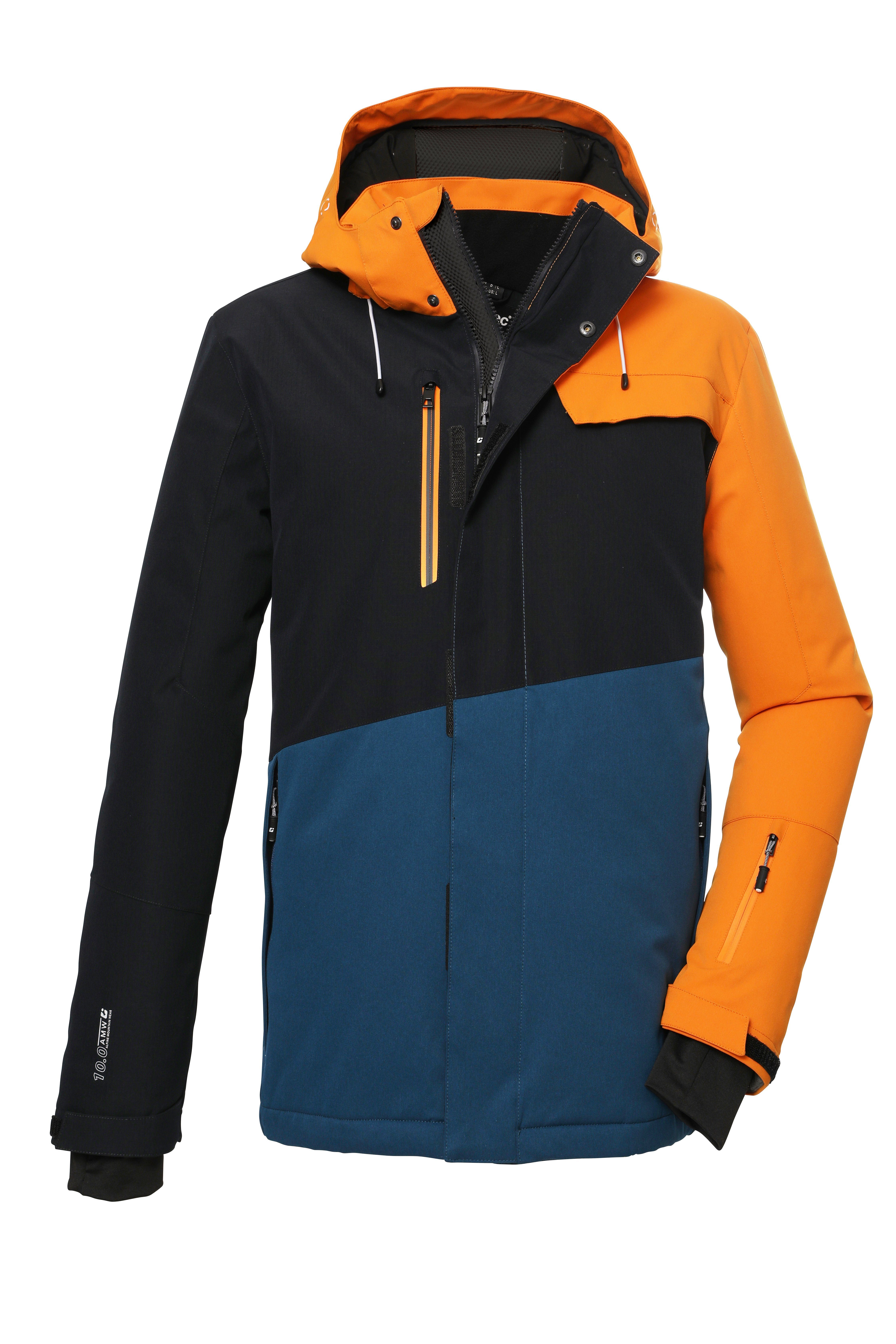 Killtec Skijacke KSW 77 MN SKI JCKT mit abzippbarer Kapuze und Schneefang