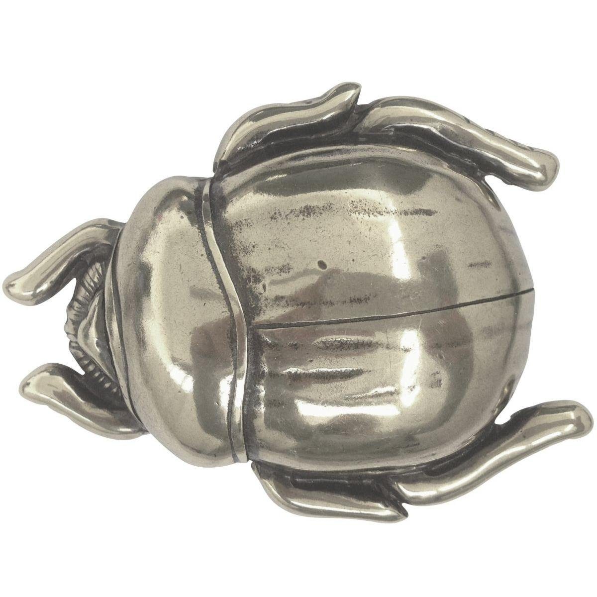 BELTINGER Gürtelschnalle Skarabäus 4,0 cm - Buckle Wechselschließe Gürtelschließe 40mm - Gürtel Silber