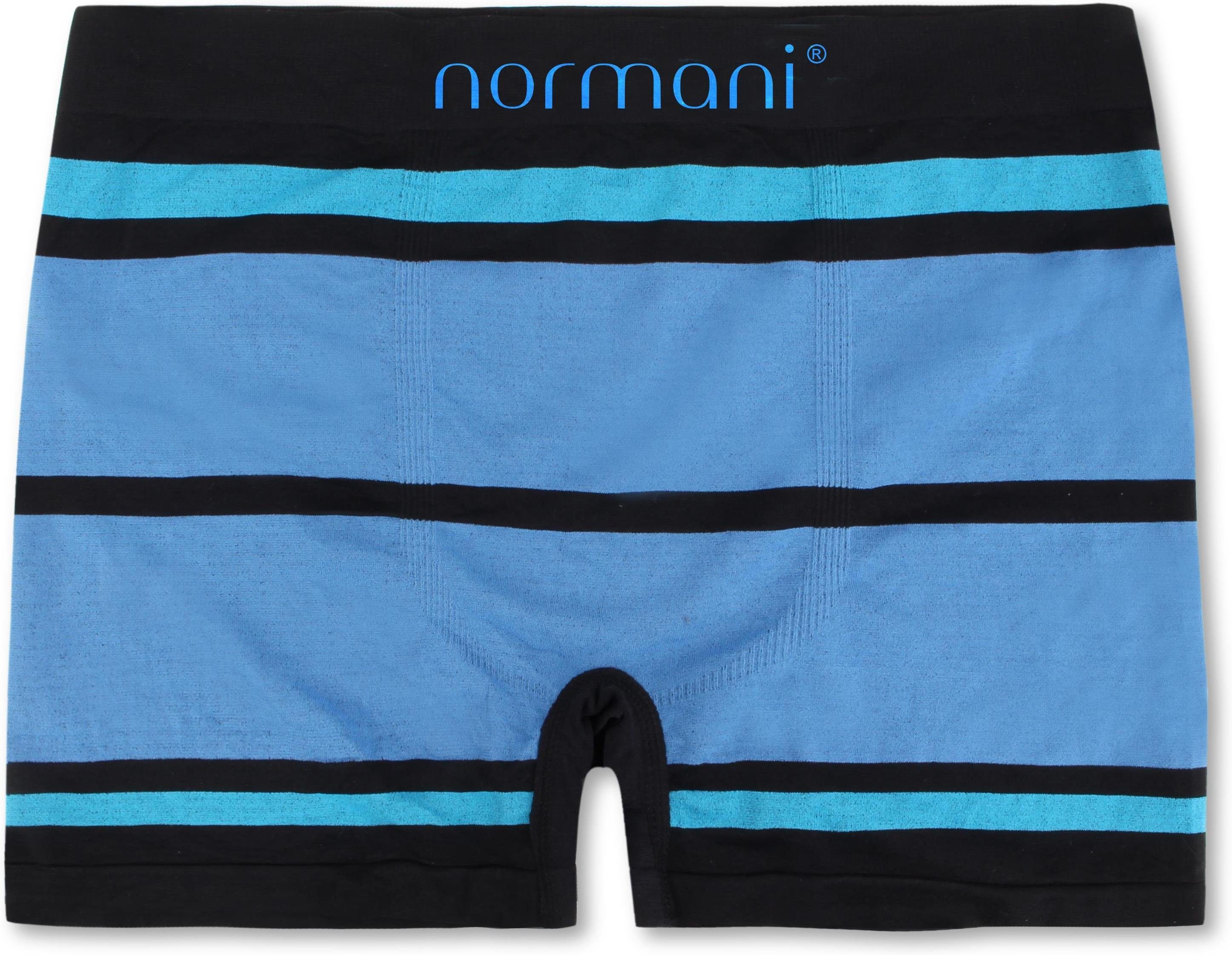 normani Retro Boxer Material Herren schnell Sport trocknendem aus Blau/Hellblau Unterhosen