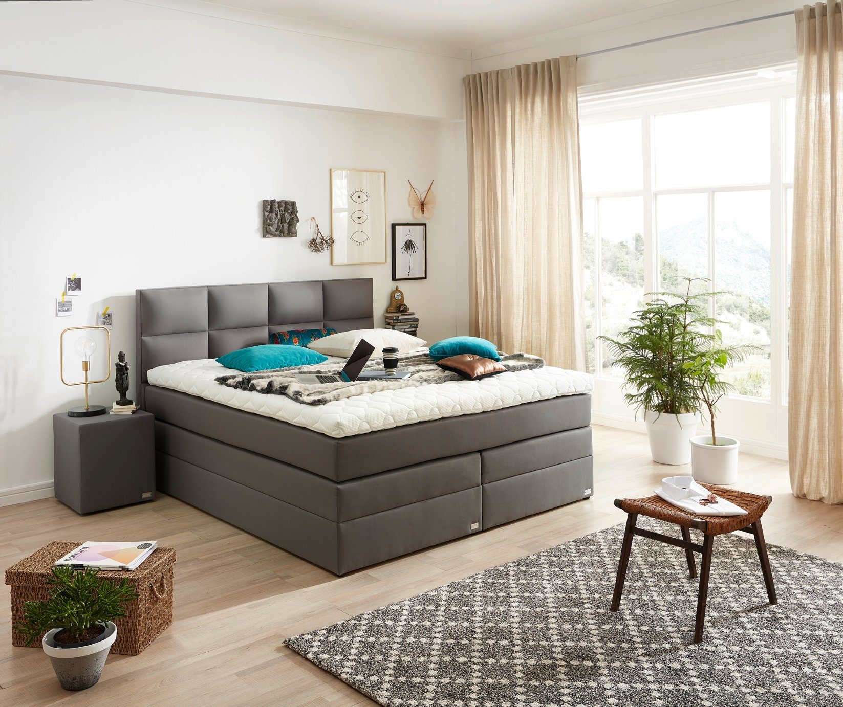 WELCON Boxspringbett WELCON Rockstar Boxspringbett mit Stauraum