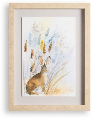 LAURA ASHLEY Bild mit Rahmen Country Hare, (1 St), Bilder 40x30cm
