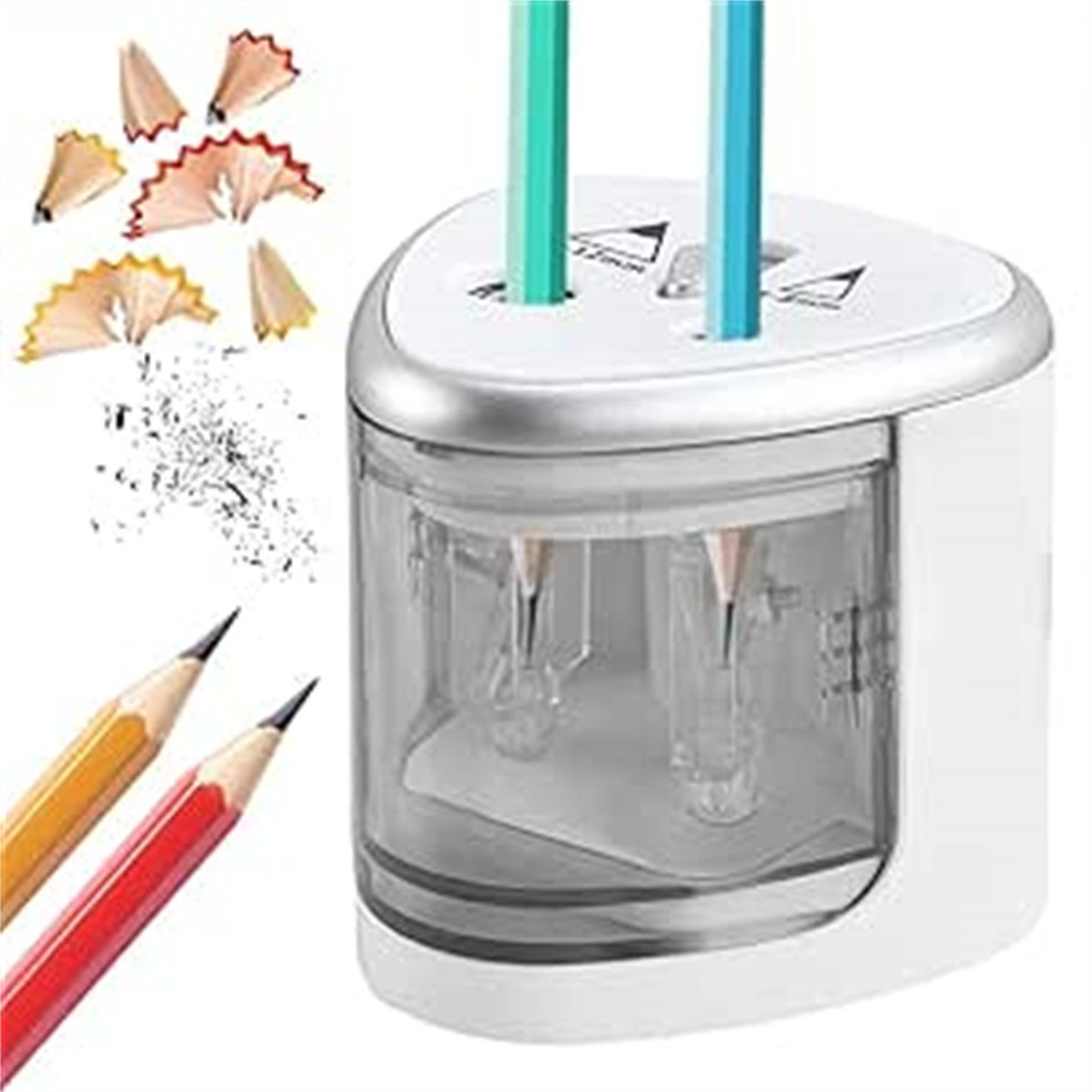 autolock Anspitzer Elektrischer Anspitzer, Elektrischer Spitzer für Kinder