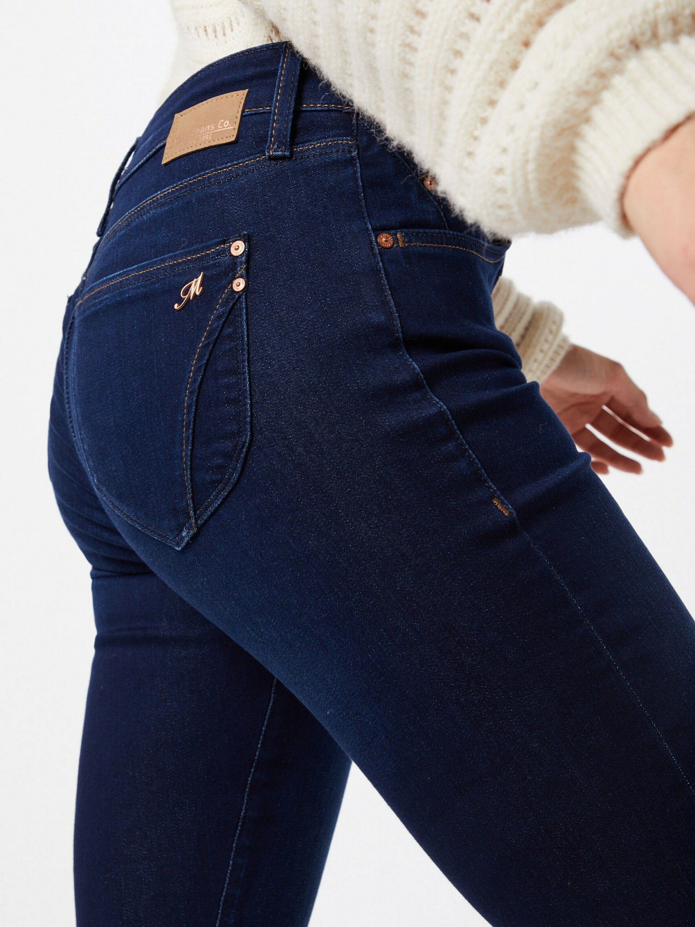 Mavi 7/8-Jeans Lexy (1-tlg) Fransen