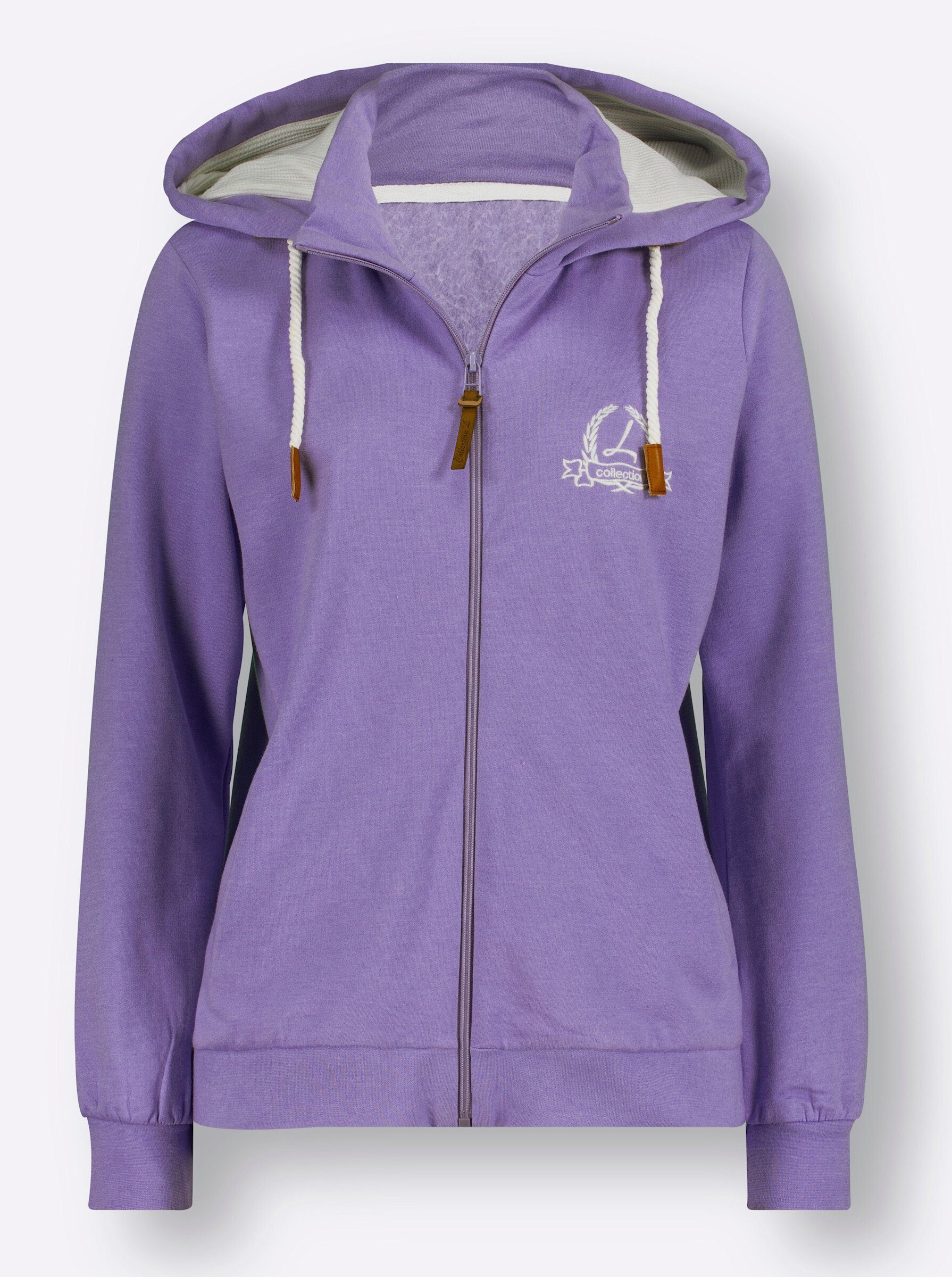 Shirtjacke Sweatjacke Langarm