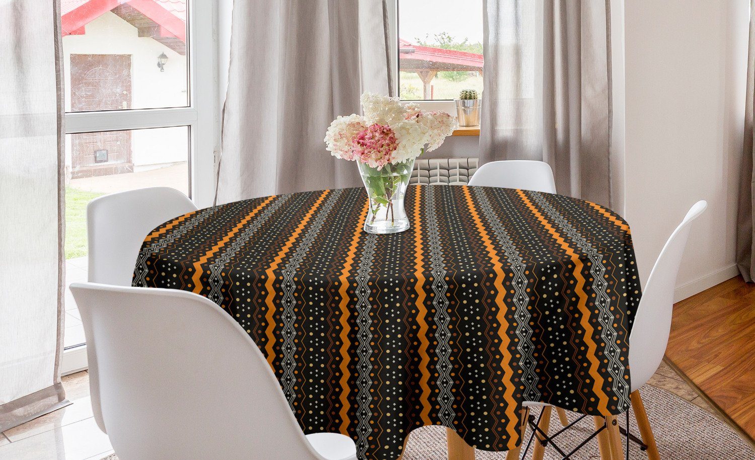 ist ein Schnäppchen Abakuhaus Tischdecke Kreis Dekoration, für Abstrakt Abdeckung Tischdecke Volk Esszimmer Küche