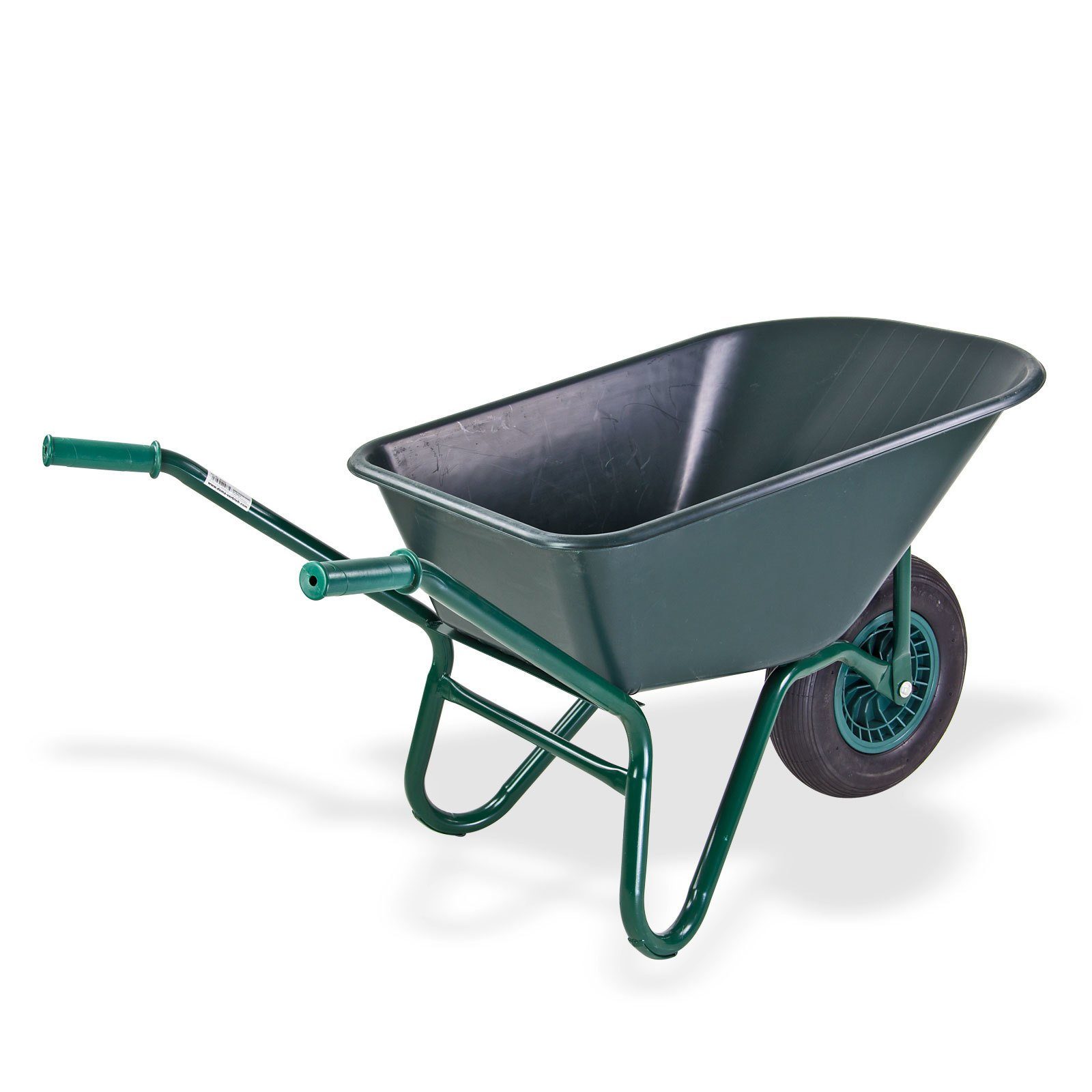 DEMA Schubkarre Schubkarre Gartenschubkarre mit Kunststoffwanne 85 Liter - 180 kg