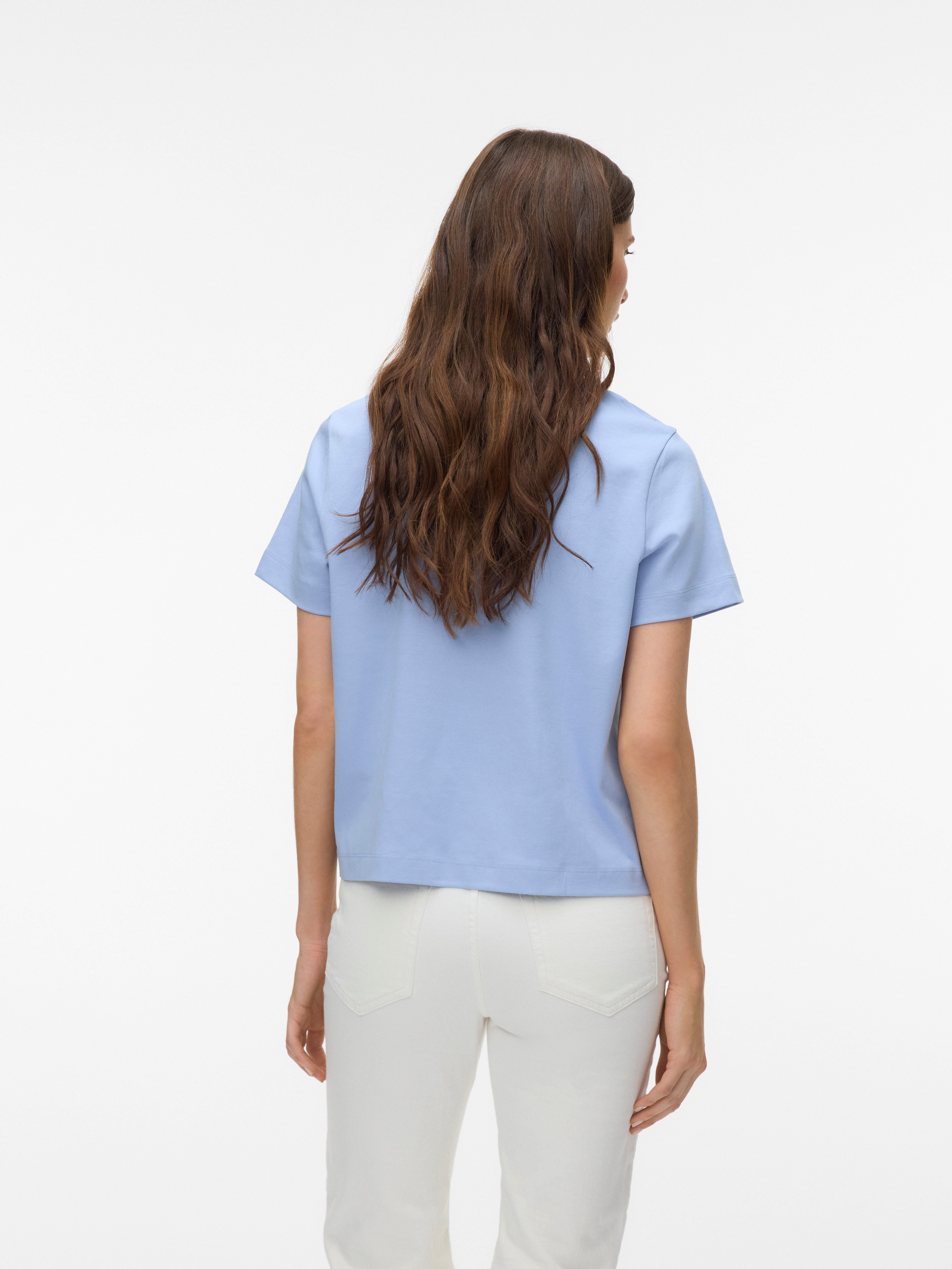 Vero Moda Kurzarmshirt VMSARA METTE SS TOP BOX JRS GA NOOS Baumwolle, regul günstig online kaufen