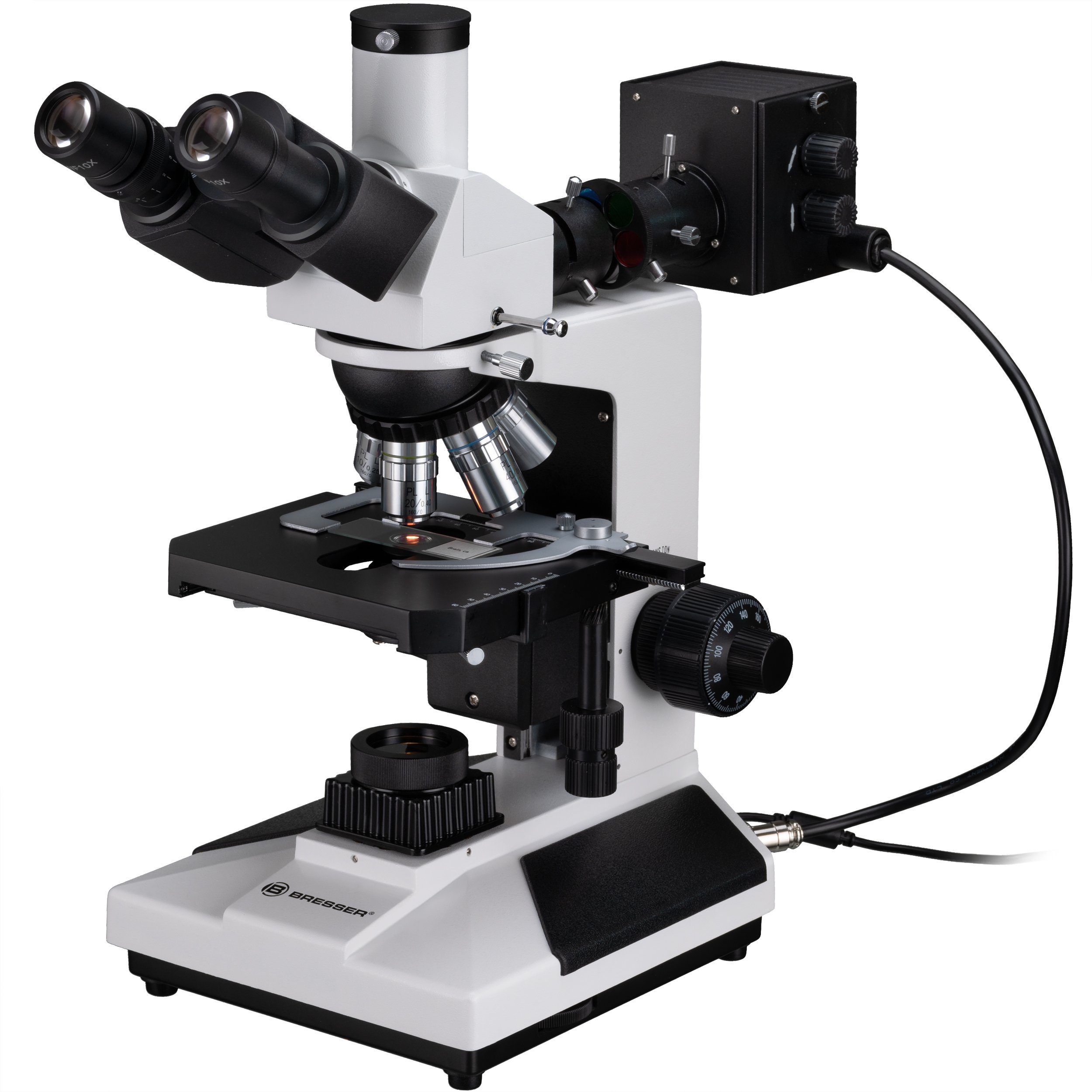 BRESSER Science ADL 601 P 50-600x Mikroskop Auf- und Durchlichtmikroskop