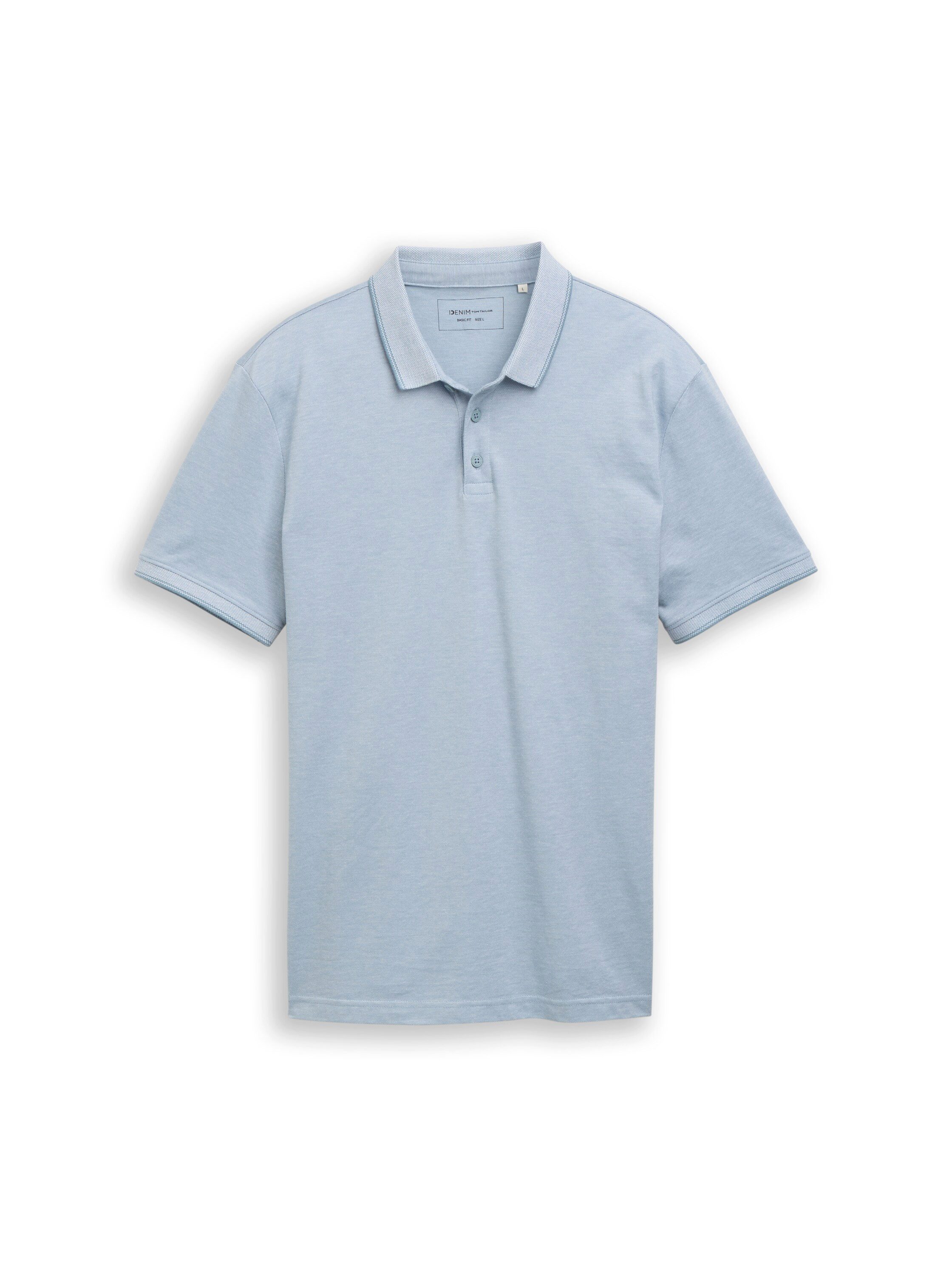 TOM TAILOR Denim Poloshirt mit Polo Kragen – Bild 5 von 5
