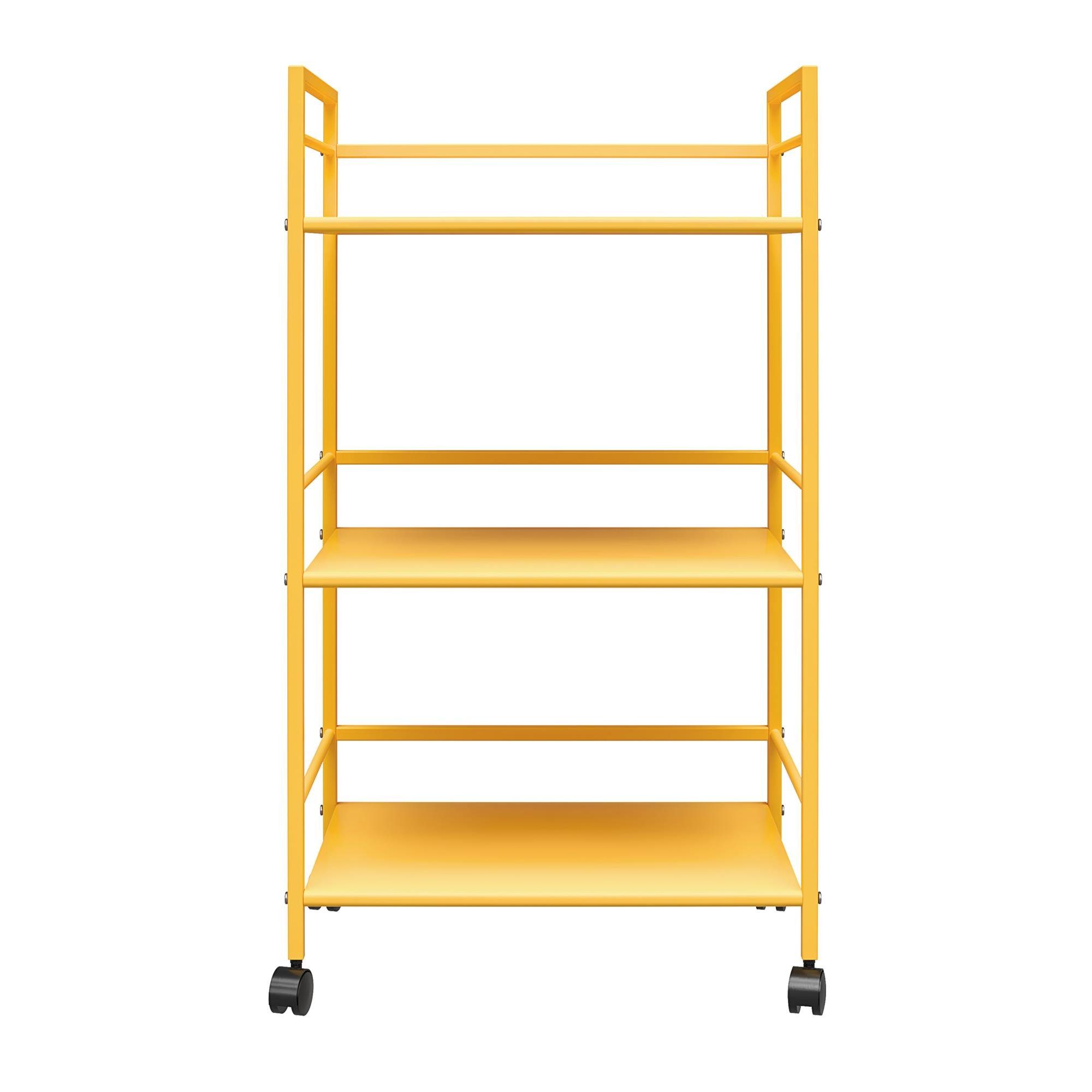 loft24 Rollwagen Cache, aus Metall mit 3 Fächer, Breite 43 cm