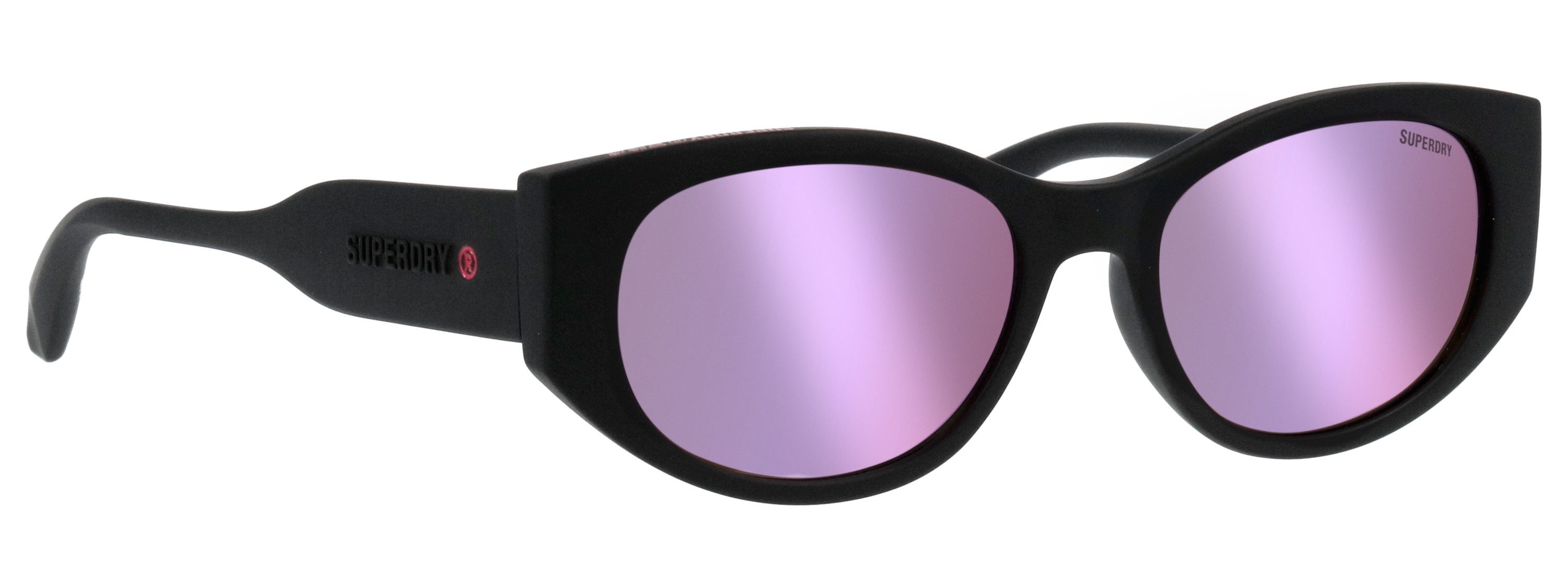 Superdry Sonnenbrille Modell 996072 Form CatEye, Logoschriftzug auf Bügel, Kunststofffassung
