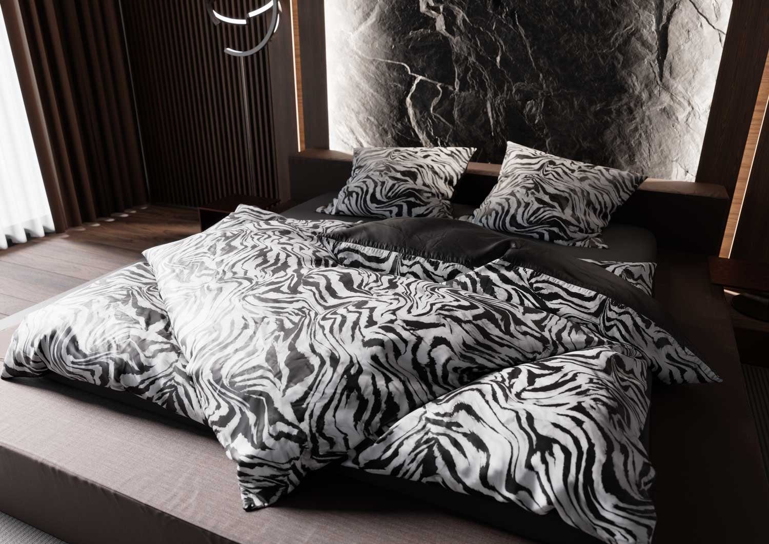 BETTWAESCHE-MIT-STIL Bettwäsche Mako Satin Wende Bettwäsche günstig online kaufen