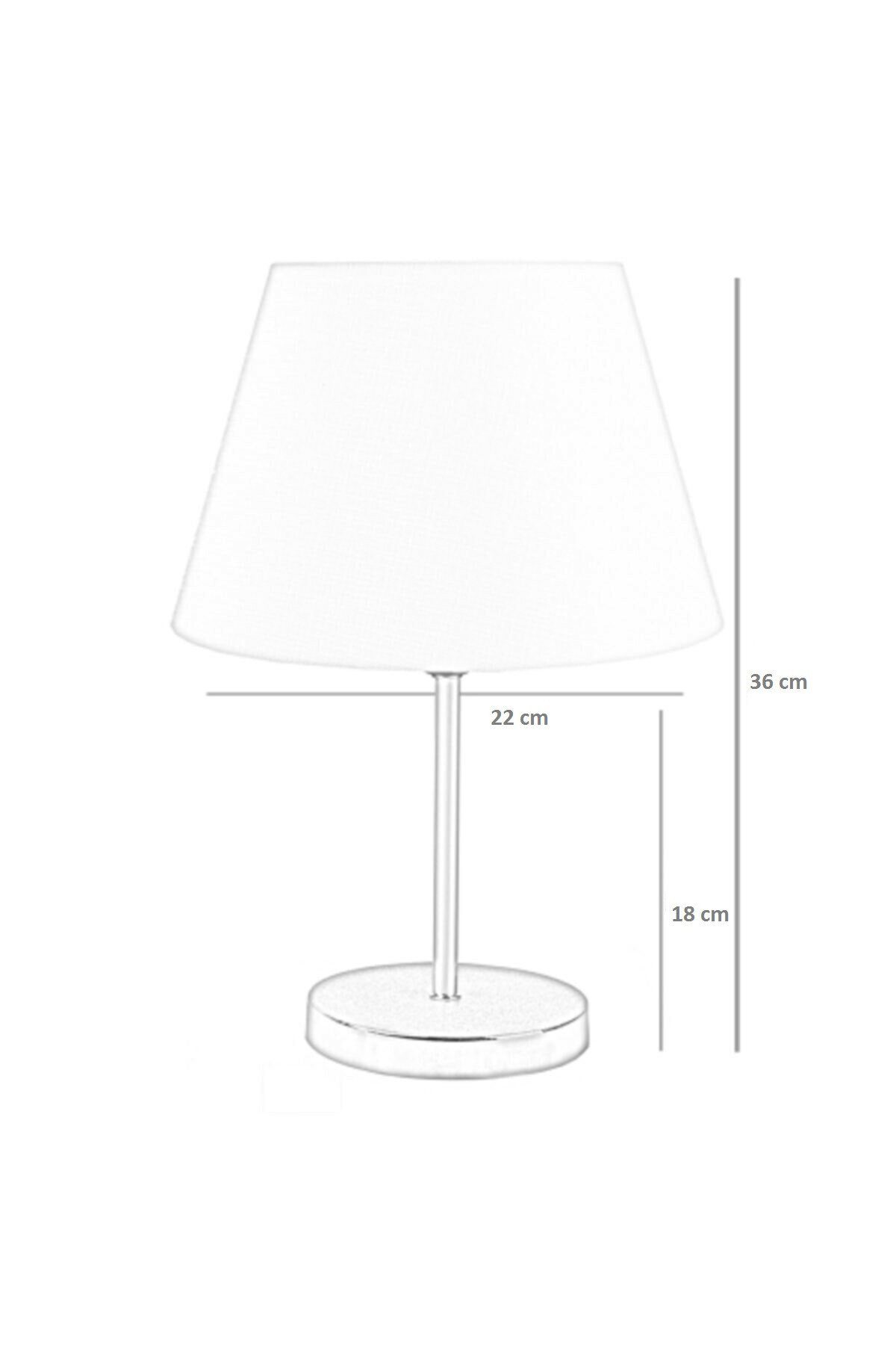 Opviq Schreibtischlampe 203FLH, Rosa, Metallfuß