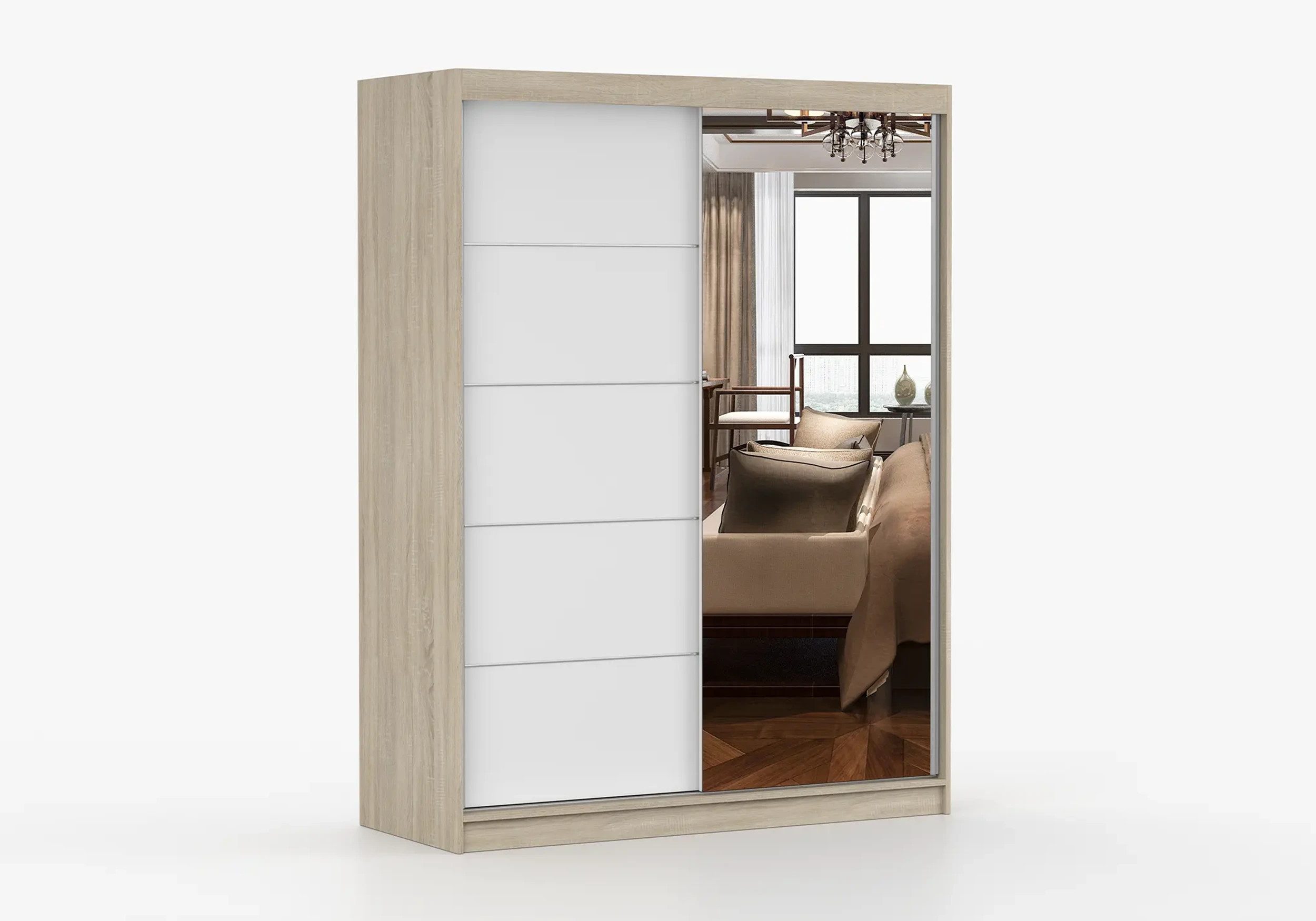 imoebel24 Schwebetürenschrank VISTA 05 150 cm günstig online kaufen