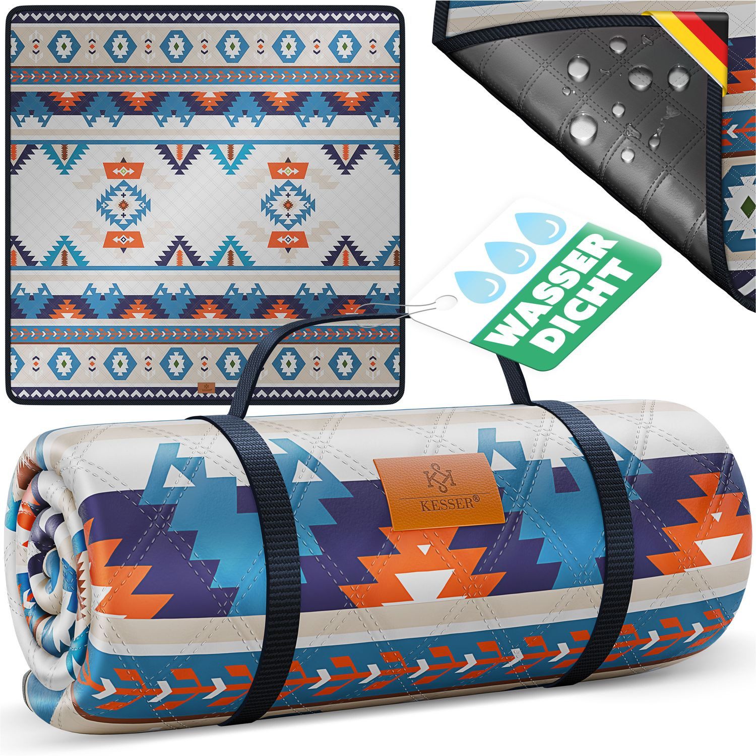 Picknickdecke, KESSER, Stranddecke Outdoor Decke XXL günstig online kaufen