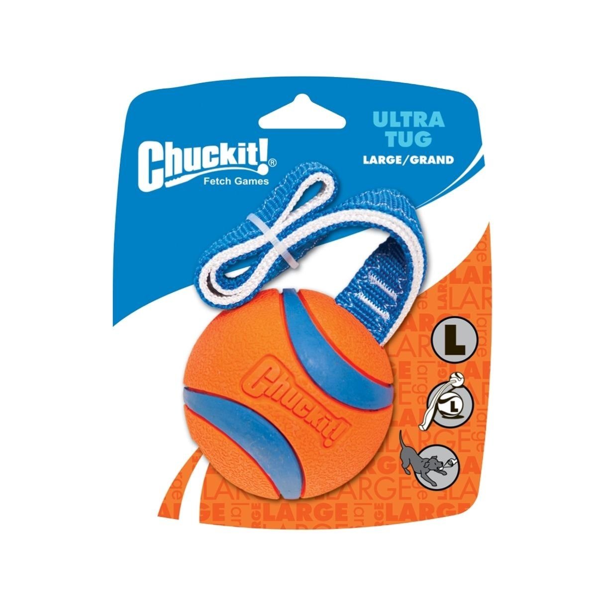 Chuckit Tierball Ultra Tug L 7 cm Apportierspielzeug für Hunde