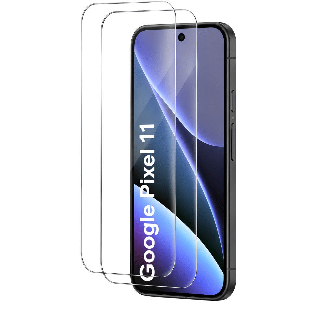 SmartUP Displayschutzglas 2X Schutzglas für Google Pixel 11 Display Panzerfolie Full Screen 3D für Google Pixel 11, 2 Stück, Rundumschutz, passgenaue Verarbeitung