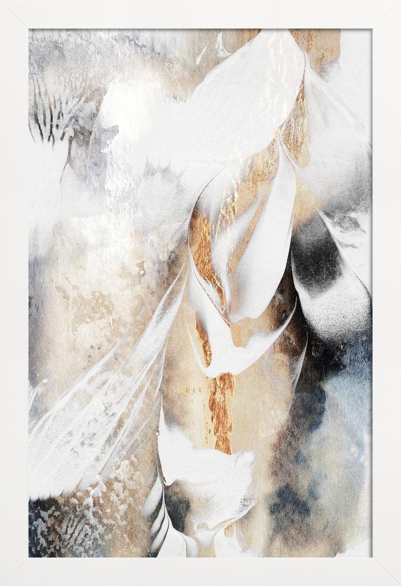 weißen (1 mit mit Rand Fredriksson 1 Juniqe breiten, einem Elisabeth Poster cm Holzrahmen, St), Poster Galeriequalität Fine-Art-Print in