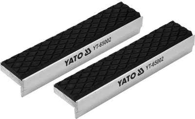 Yato Schraubstock Schonbacken Schutzbacken 125 mm aus Aluminium, 1 Paar, magnetisch, soft