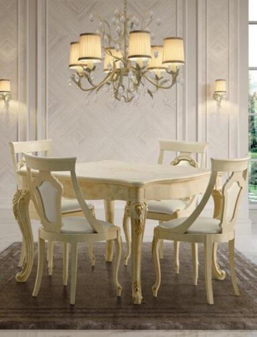 Esstisch, Ausziehbar Design JVmoebel Tisch Tische Klassischer Italienische Esstisch