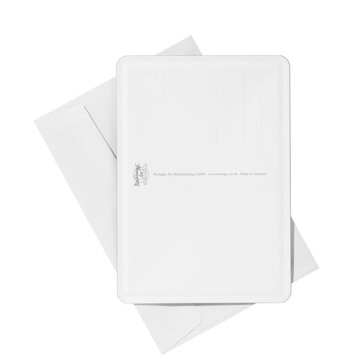 Nostalgic-Art Metallschild Blechpostkarte - Volkswagen - VW Bulli - Let's G günstig online kaufen