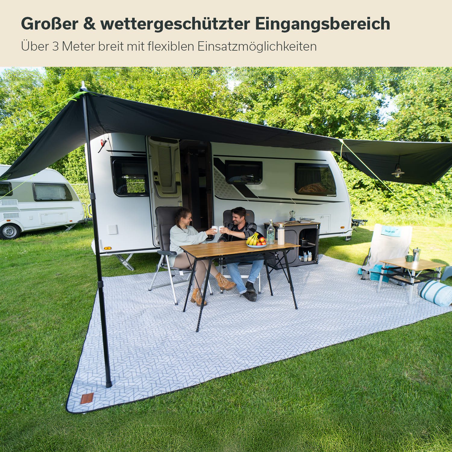 Skandika Vorzelt Sonnensegel Freeway Caravan 3m, günstig online kaufen