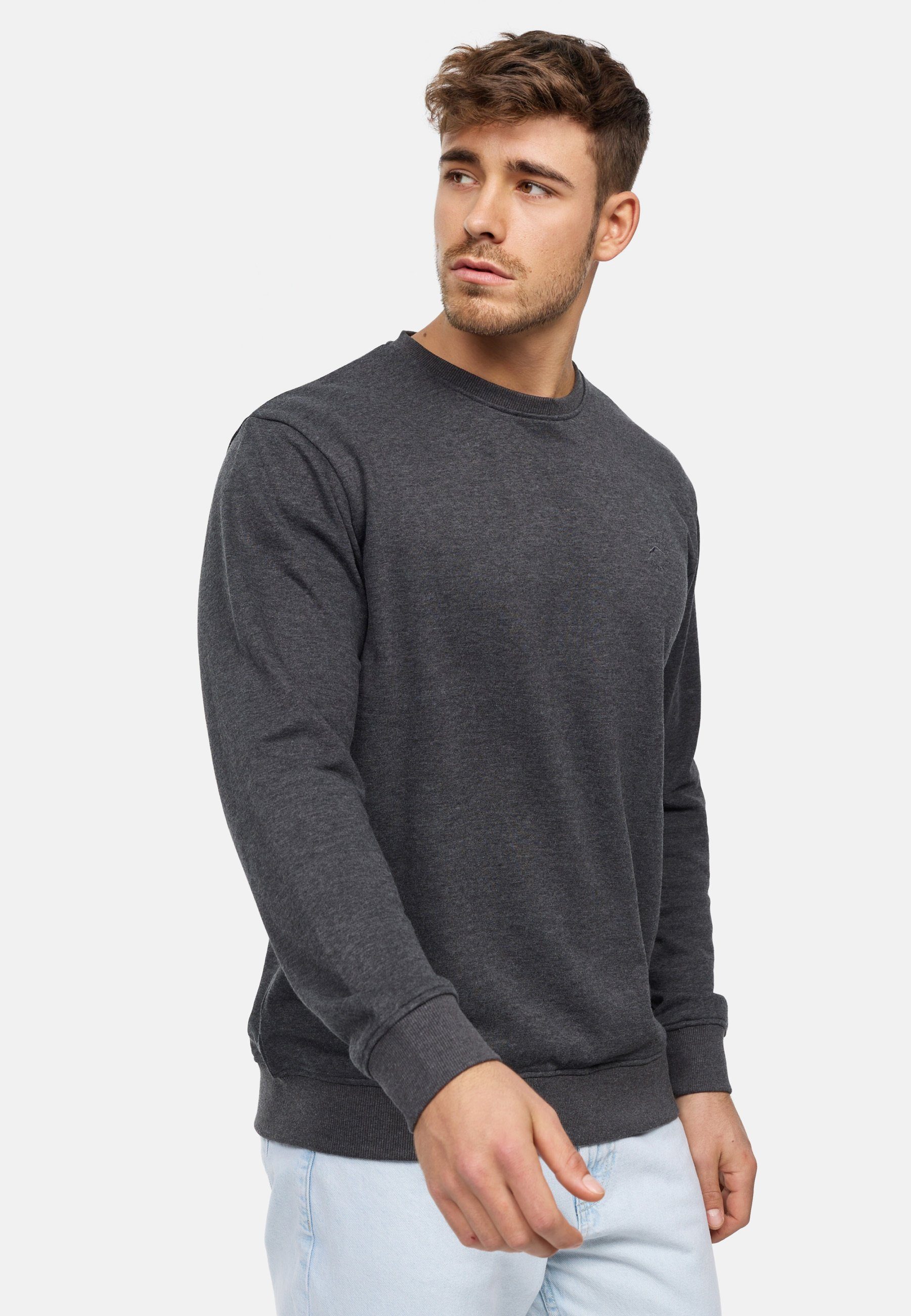 Mix Charcoal Sweater Holt Indicode