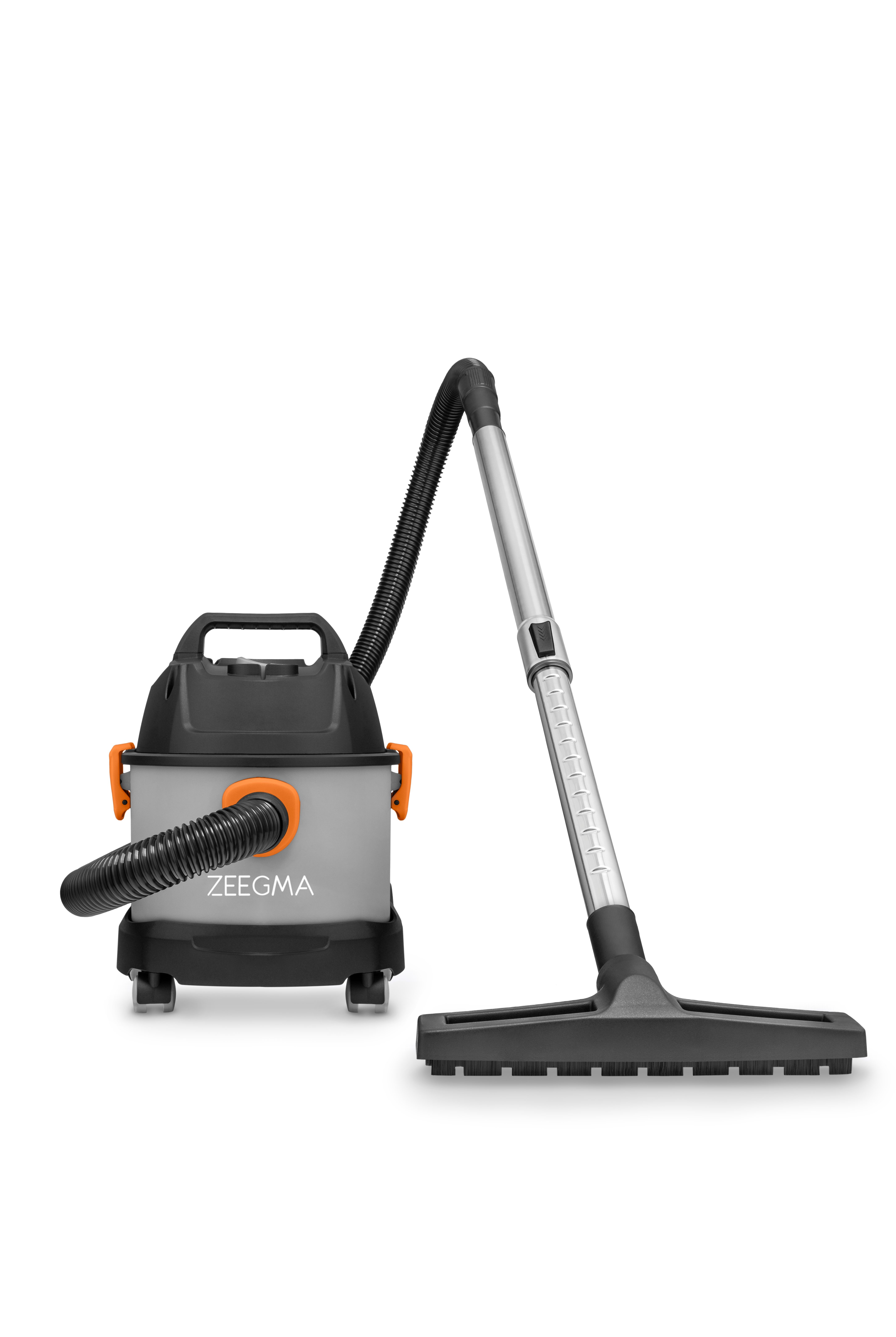 Zeegma Industriesauger Zonder Pro Compact, 1000,00 W, mit Beutel für trockenes Saugen, ohne Beutel für Saugen mit Wasser, Staubsauger für Trocken- und Nasssaugung + Gebläsefunktion