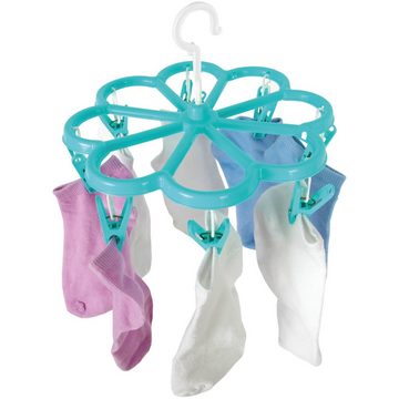 Bestlivings Wäscheständer HT-04753, Hängetrockner - 13 Klammern - Mini Wäschespinne zum Aufhängen - Wäschetrockner für Socken, Unterwäsche, Babykleidung