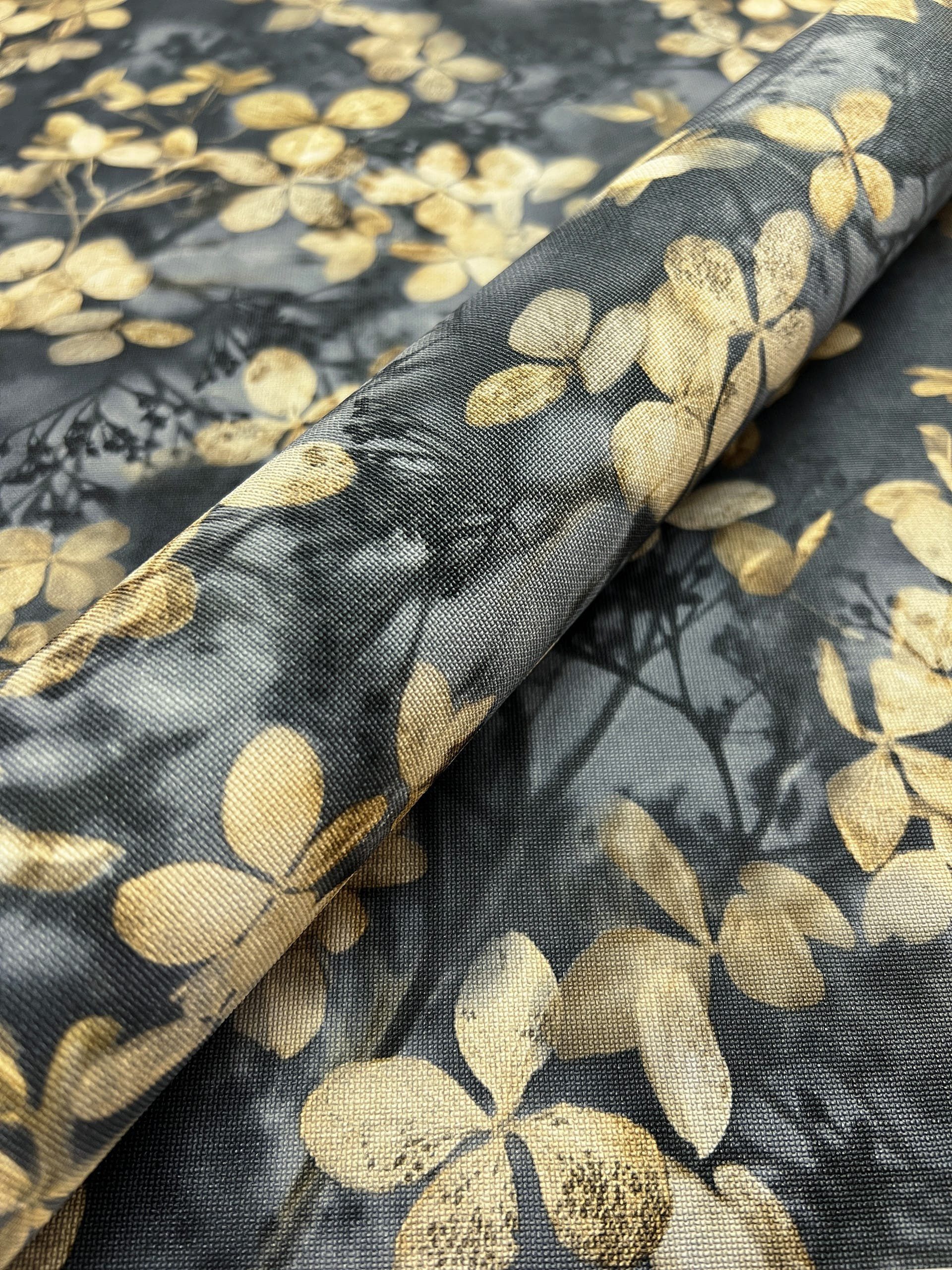 Newroom Vliestapete, Schwarz Tapete Floral Blätter - Mustertapete Blumentap günstig online kaufen