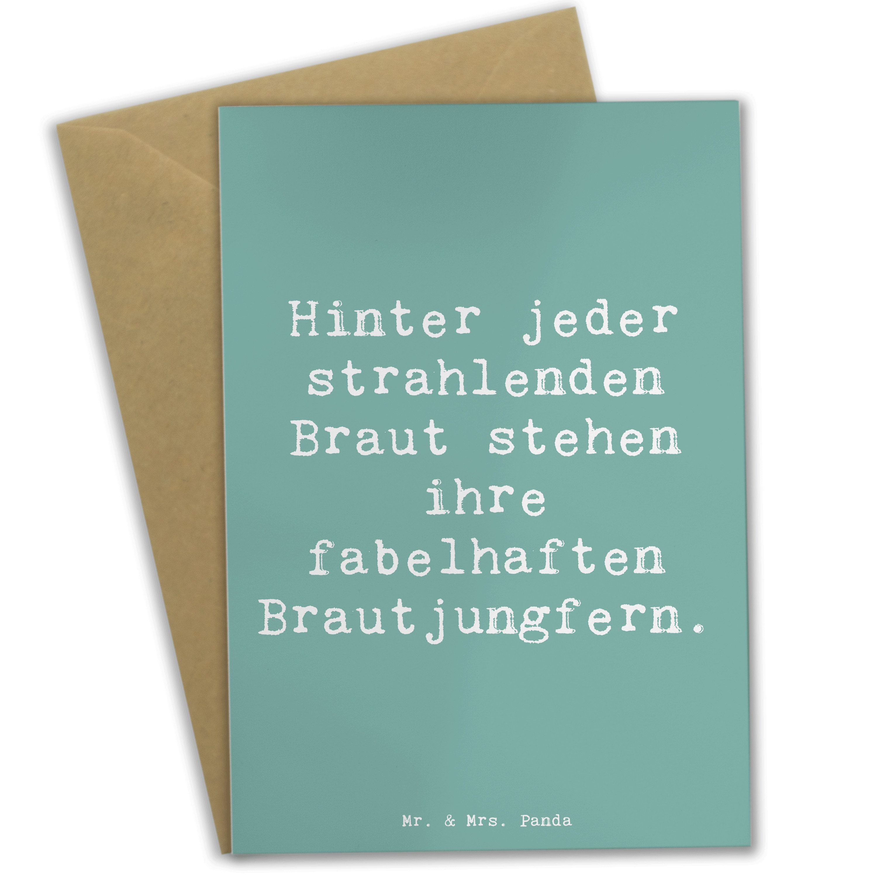 Grußkarte Fabelhafte Brautjungfern - Meeresbrise - Geschenk, Hochzeit, Liebe, H