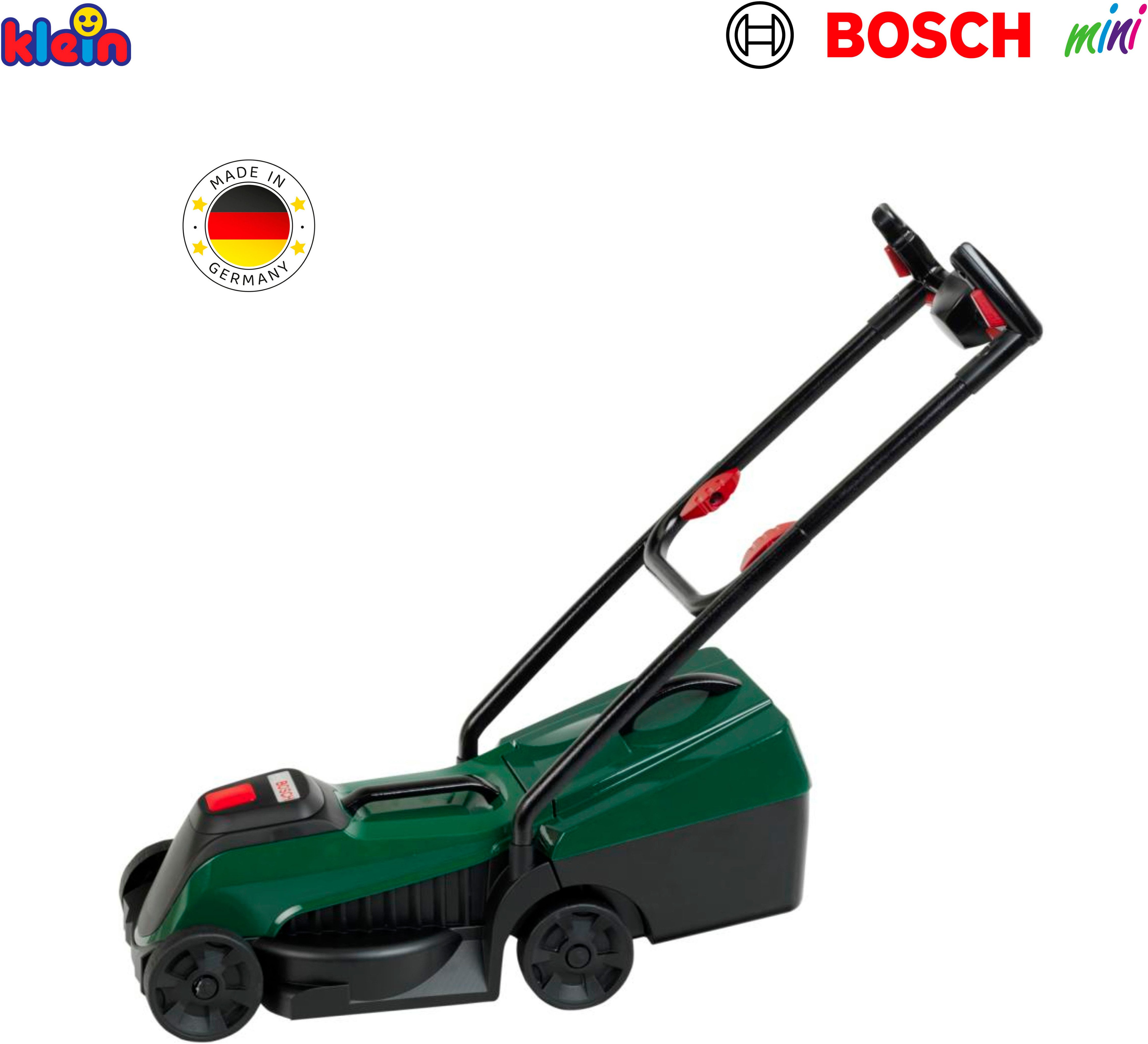 Klein Kinder-Rasenmäher Bosch mini, Rotak II mit Sounds, und Licht, Made in günstig online kaufen