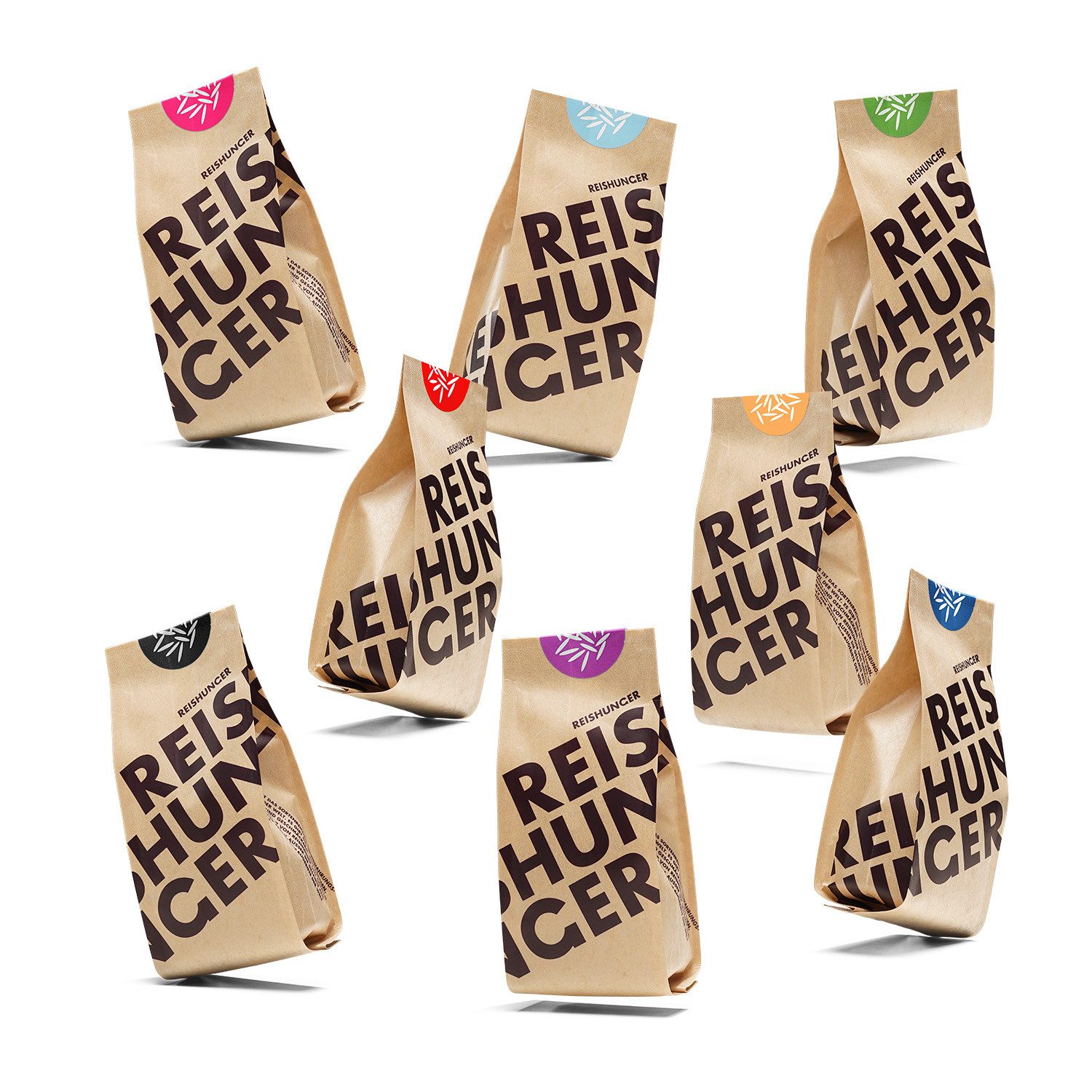 Reishunger Reiskocher Starter Set für 1-2 Portionen im Vorteils-Set mit 8 Reissorten