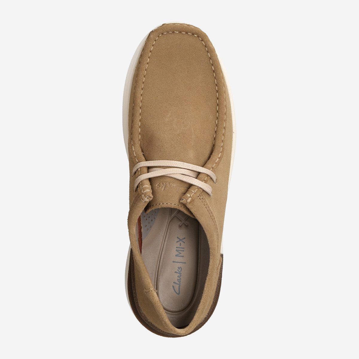 Clarks Clarks CourtLiteWally Dark 26170281 7, Schnürschuhe, Beige, Herren Schnürschuh