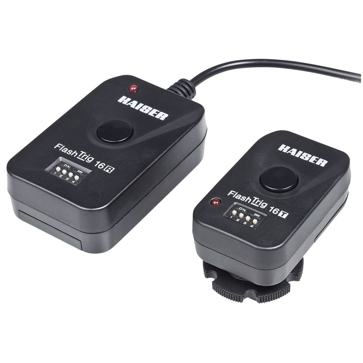 FlashTrig 16 Set Funk-Studioblitzauslöser 7016 Kabel-Fernauslöser