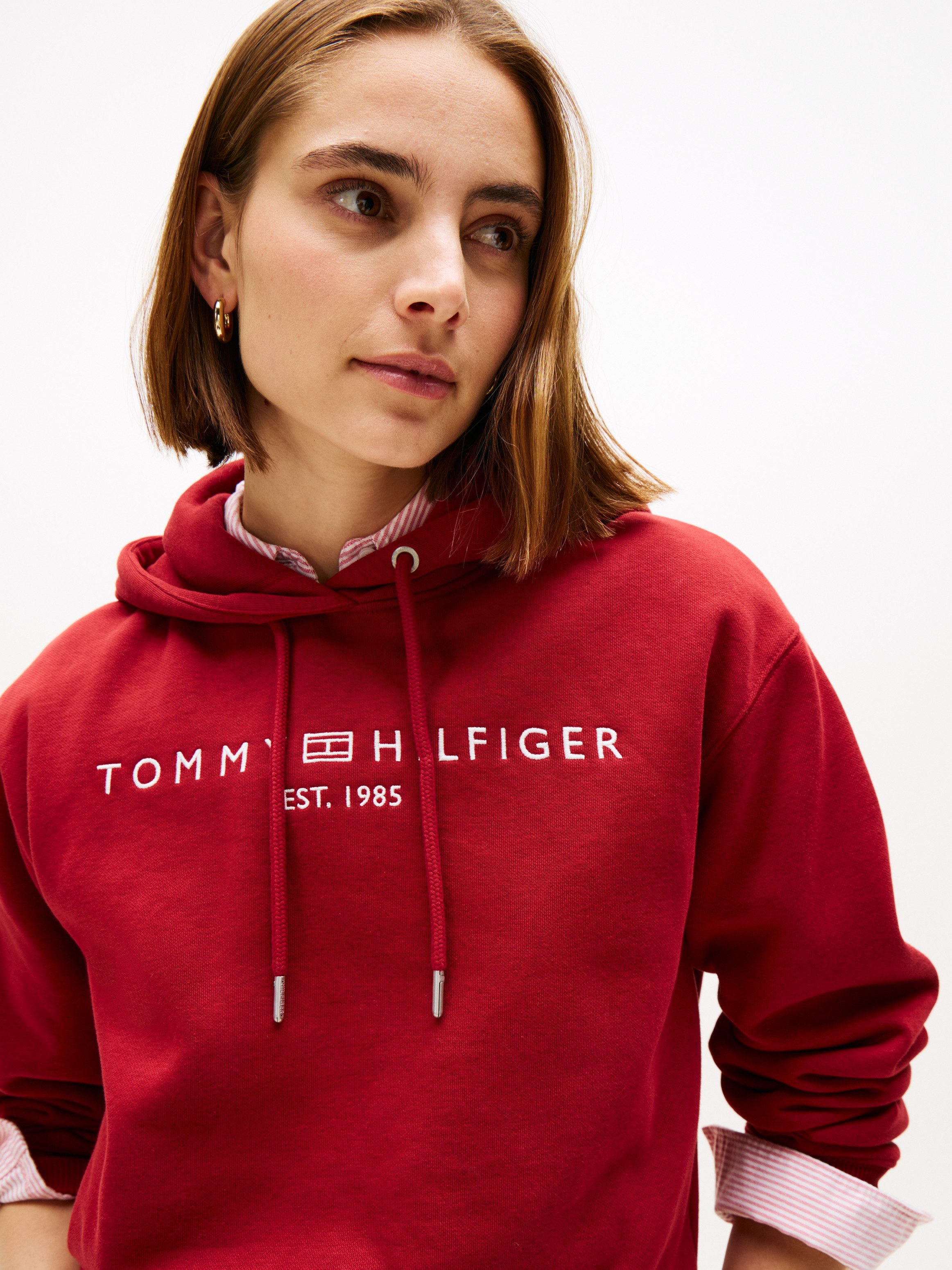 Tommy Hilfiger Kapuzensweatshirt MDRN REG CORP LOGO HOODIE mit gesticktem L günstig online kaufen
