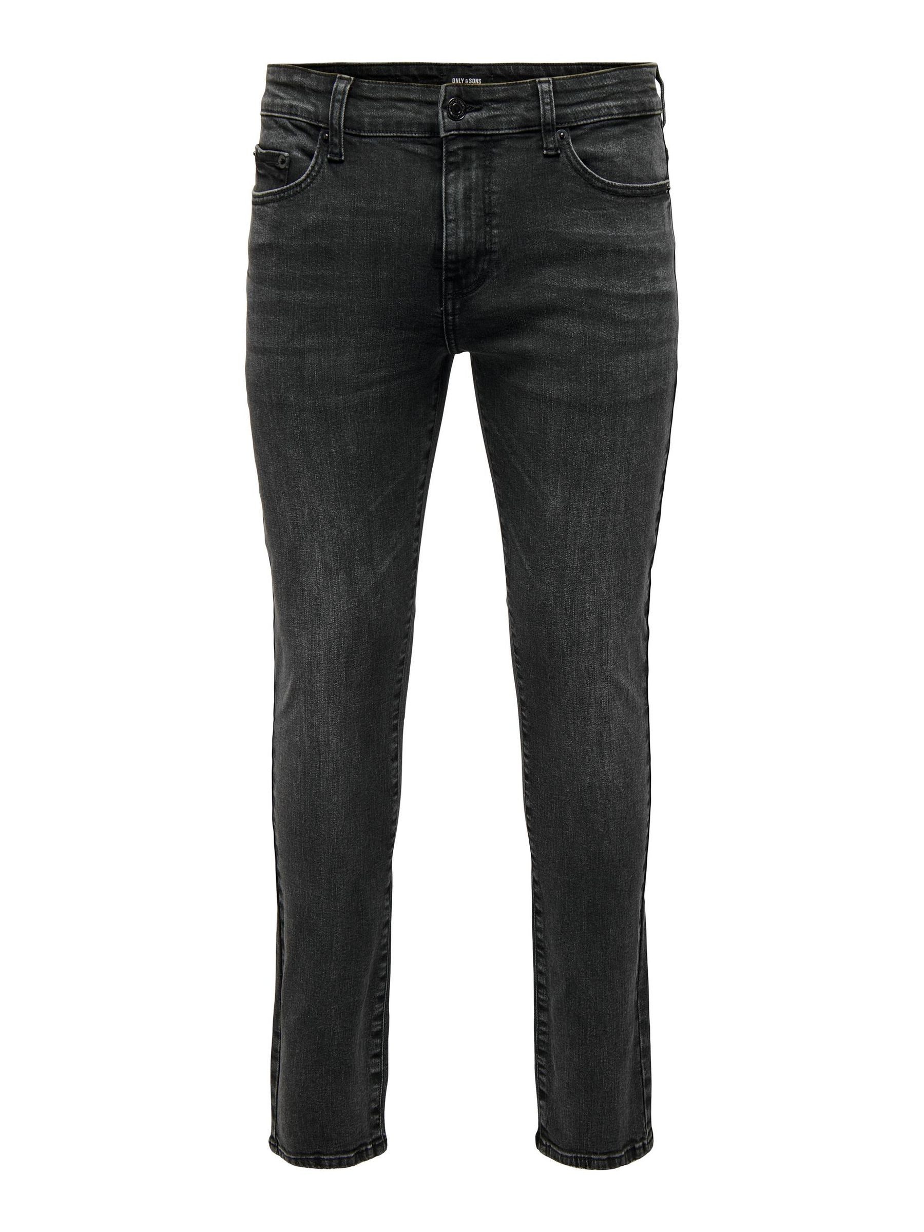 ONLY & SONS Slim-fit-Jeans Jeans Slim Fit Denim Pants für Recyceltes Material, Baumwolle nachhaltig unifarben wärmend