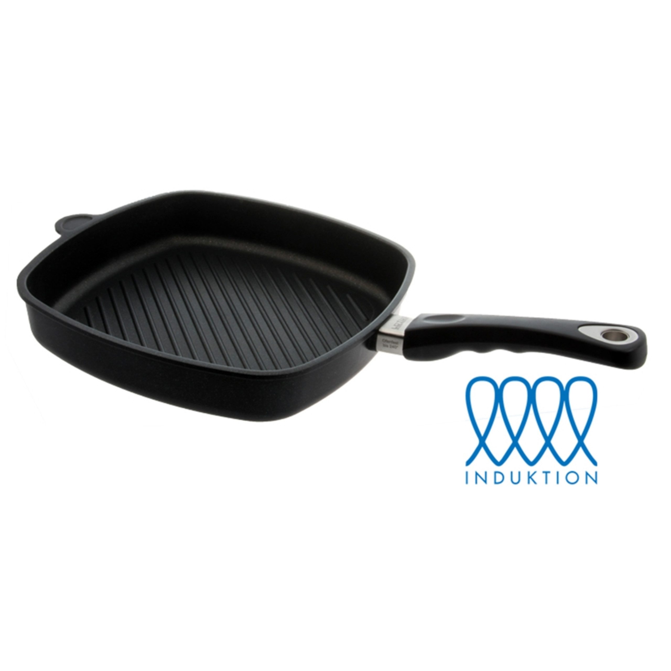 Lotus Gusspfannen Grillpfanne Grillpfanne Ø29cm Induktion mit Lotusblüteneffekt