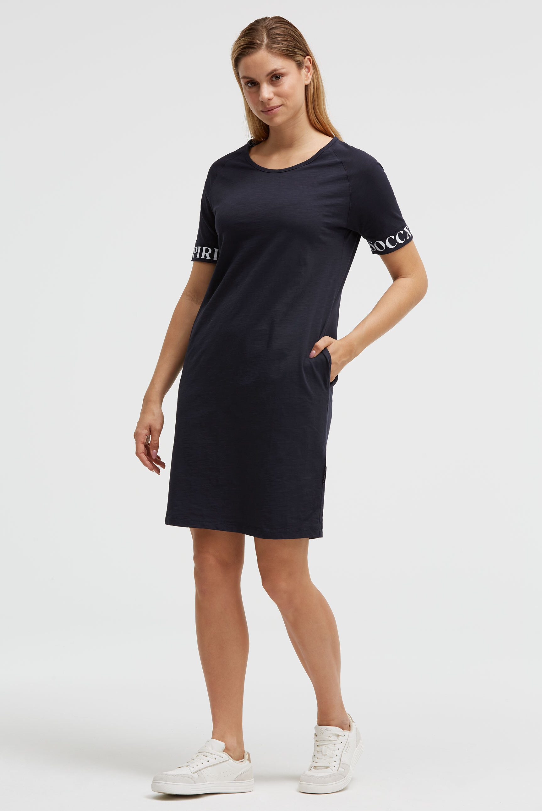 SOCCX Sommerkleid mit Taschen