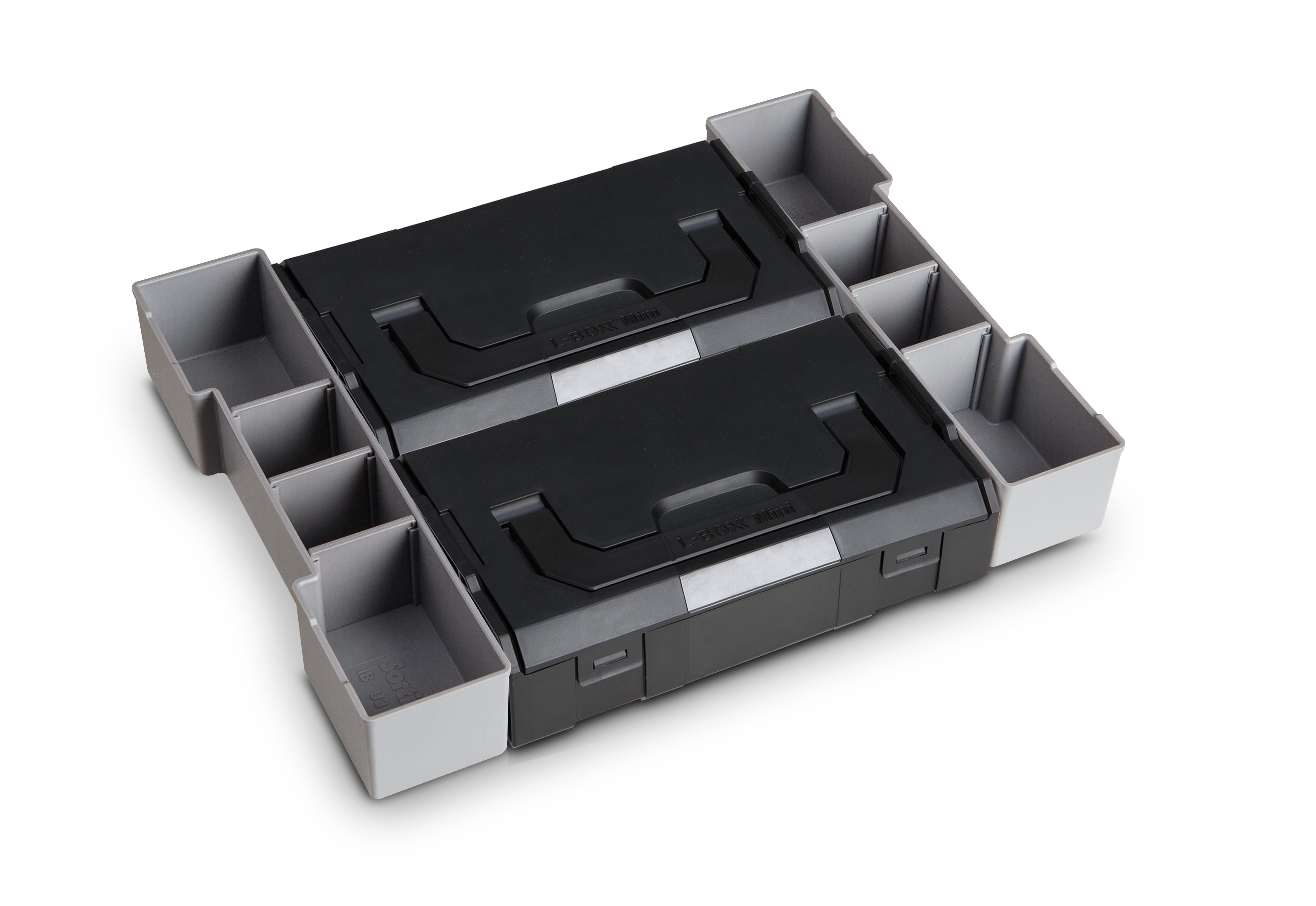 Thumbnail - BS Systems Werkzeugkoffer BOSCH SORTIMO Einlage Insetboxen-Set & Deckelpolster für L-BOXX 102