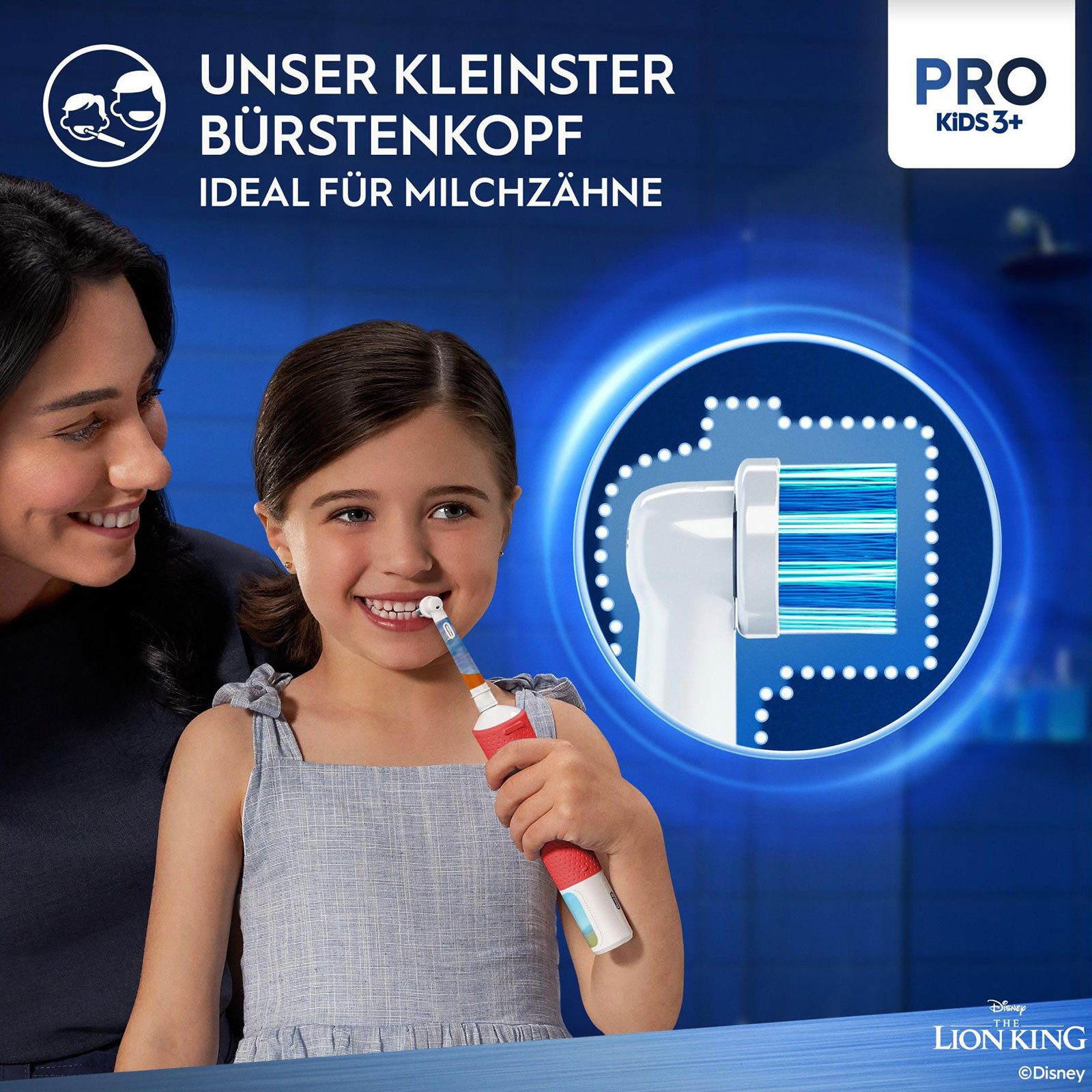 Oral-B Elektrische Zahnbürste Pro Kids König der Löwen