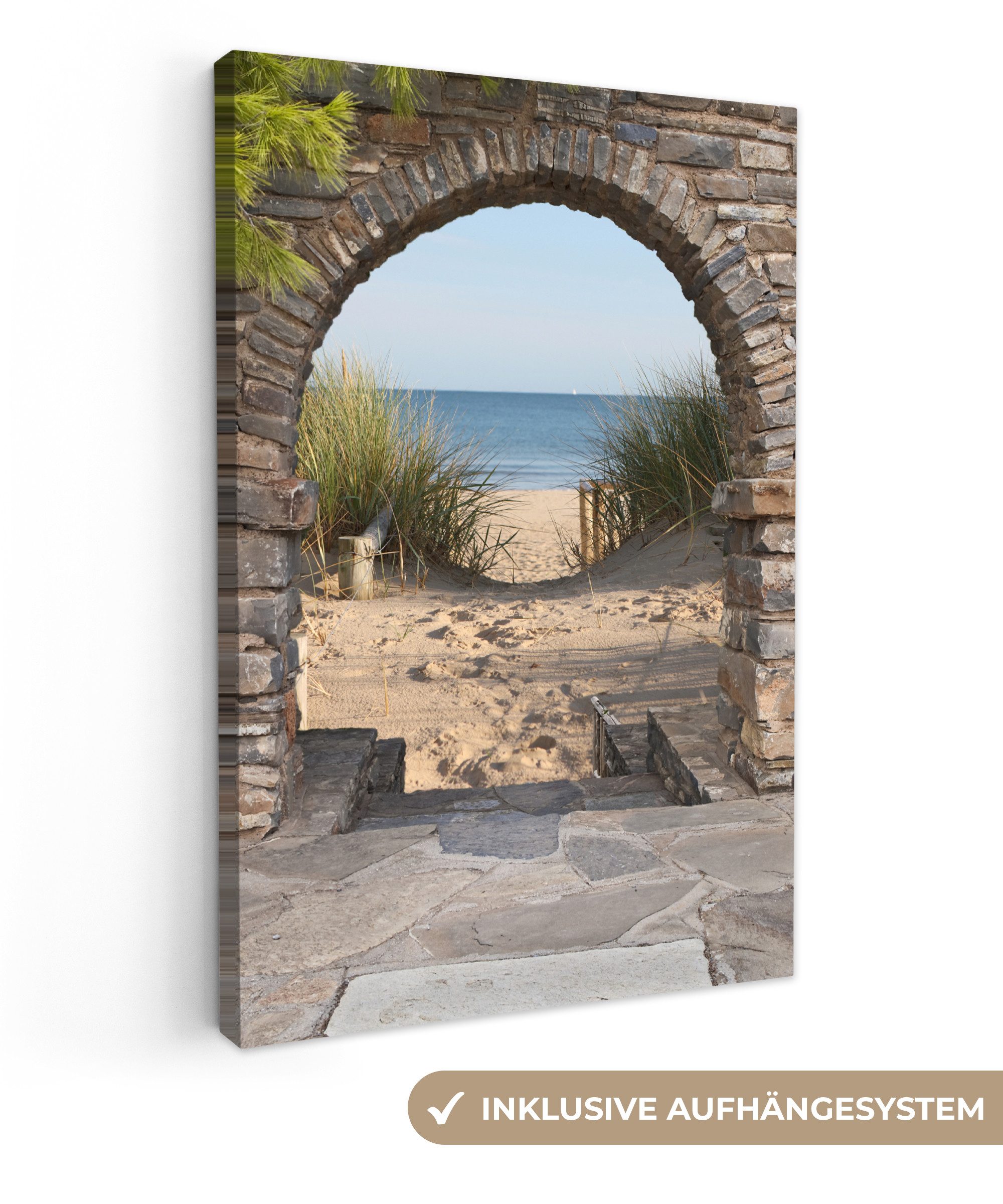 OneMillionCanvasses® Leinwandbild Aussicht - Strand - günstig online kaufen