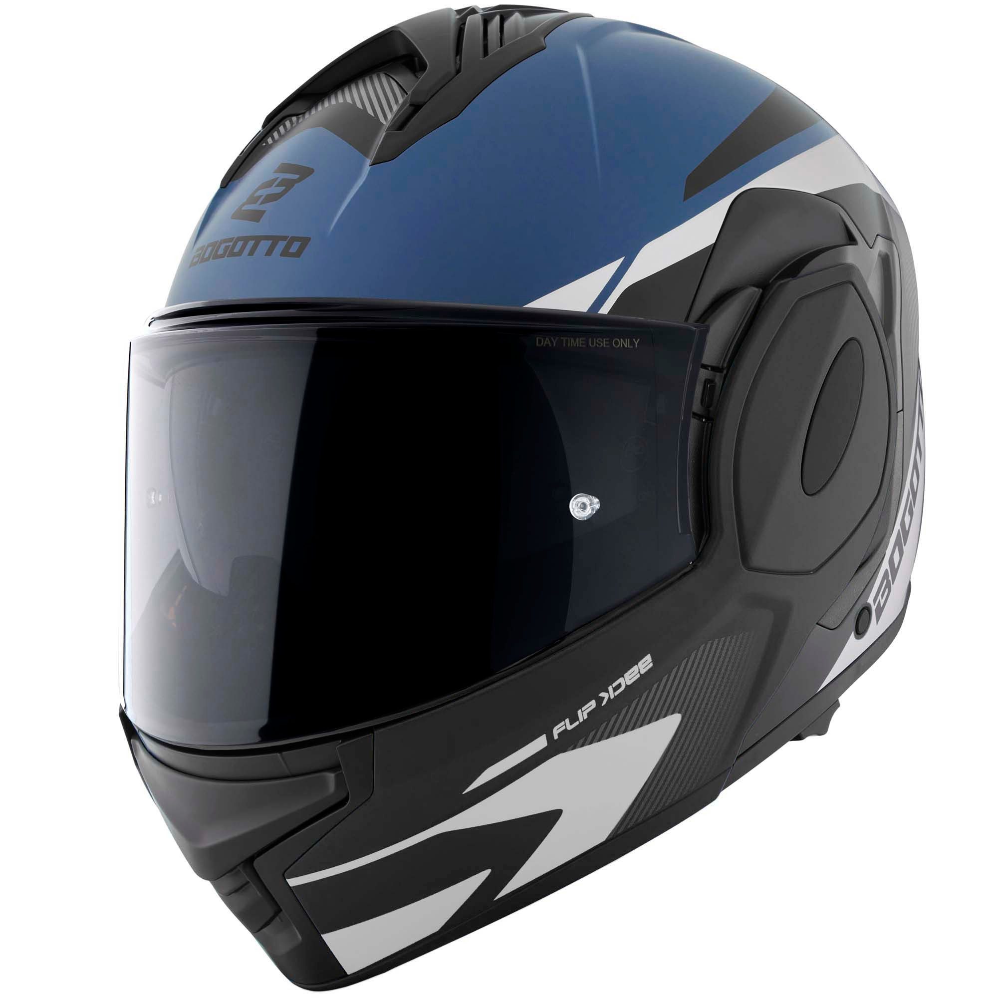 Bogotto Motorradhelm FS-X600 Atyr Klapphelm, Vorbereitet Für Kommunikationssystem,geeignet Brillenträger,vorbe – Bild 3 von 5