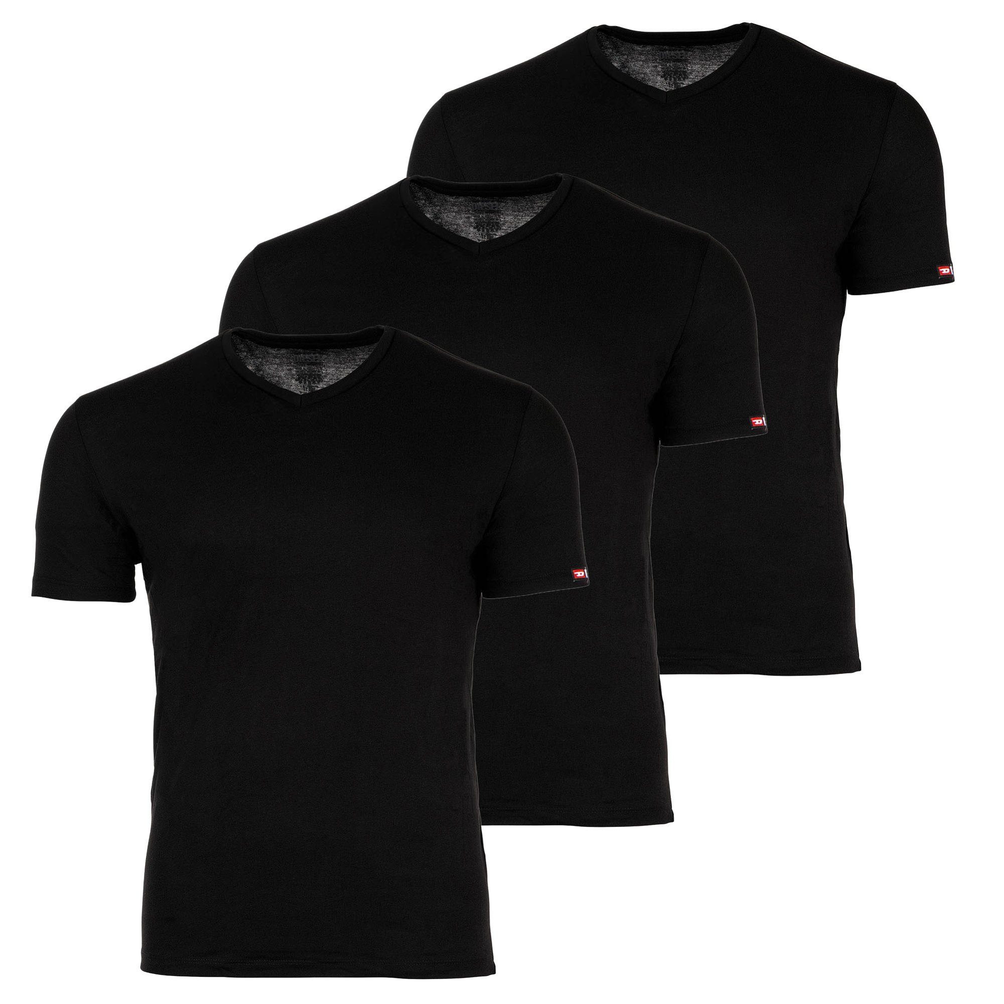 T-Shirt Herren T-Shirt 3er Pack Baumwolle