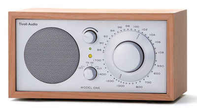 Tivoli Audio »Model ONE Kirsche/Silber« UKW-Radio (AM-Tuner,FM/UKW-Tuner,AUX,Kopfhöreranschluss,Retro-Radio)