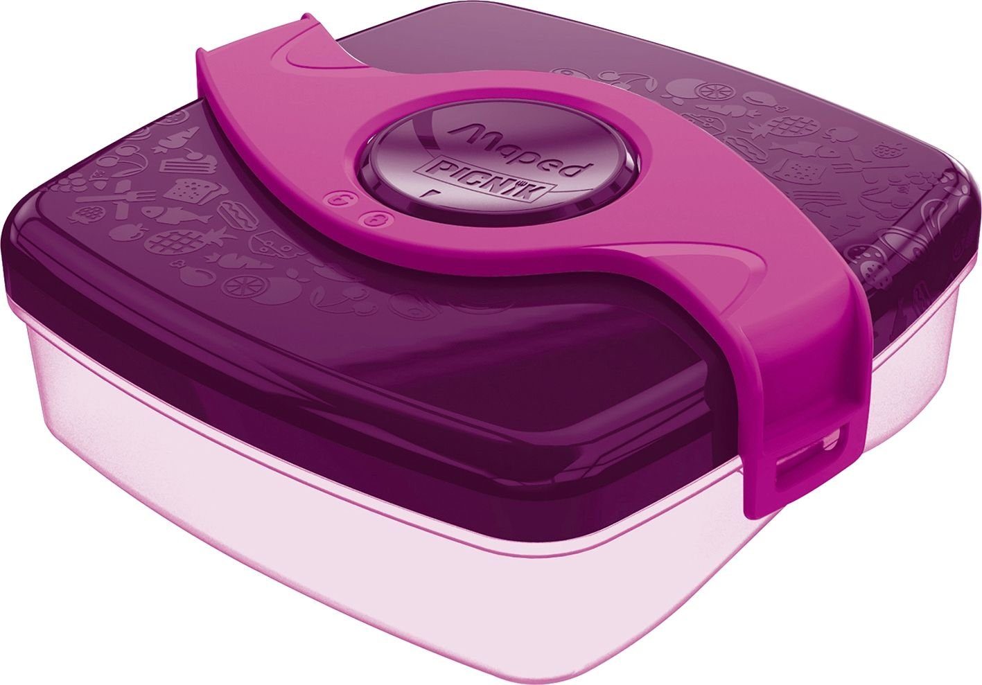 MAPED Trinkflasche Maped 870301 Maped PICNIK Brotdose ORIGINS LUNCH-BOX, 0,52 l, pink