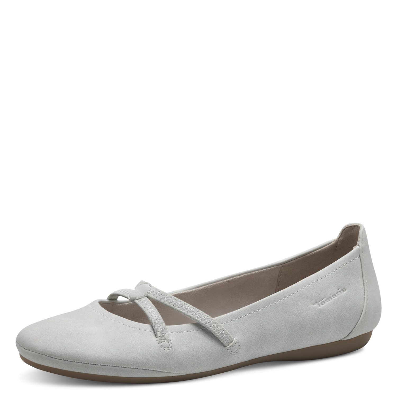 Tamaris Ballerina Flats, Festtagsmode, Slipper mit Gummizugriemchen