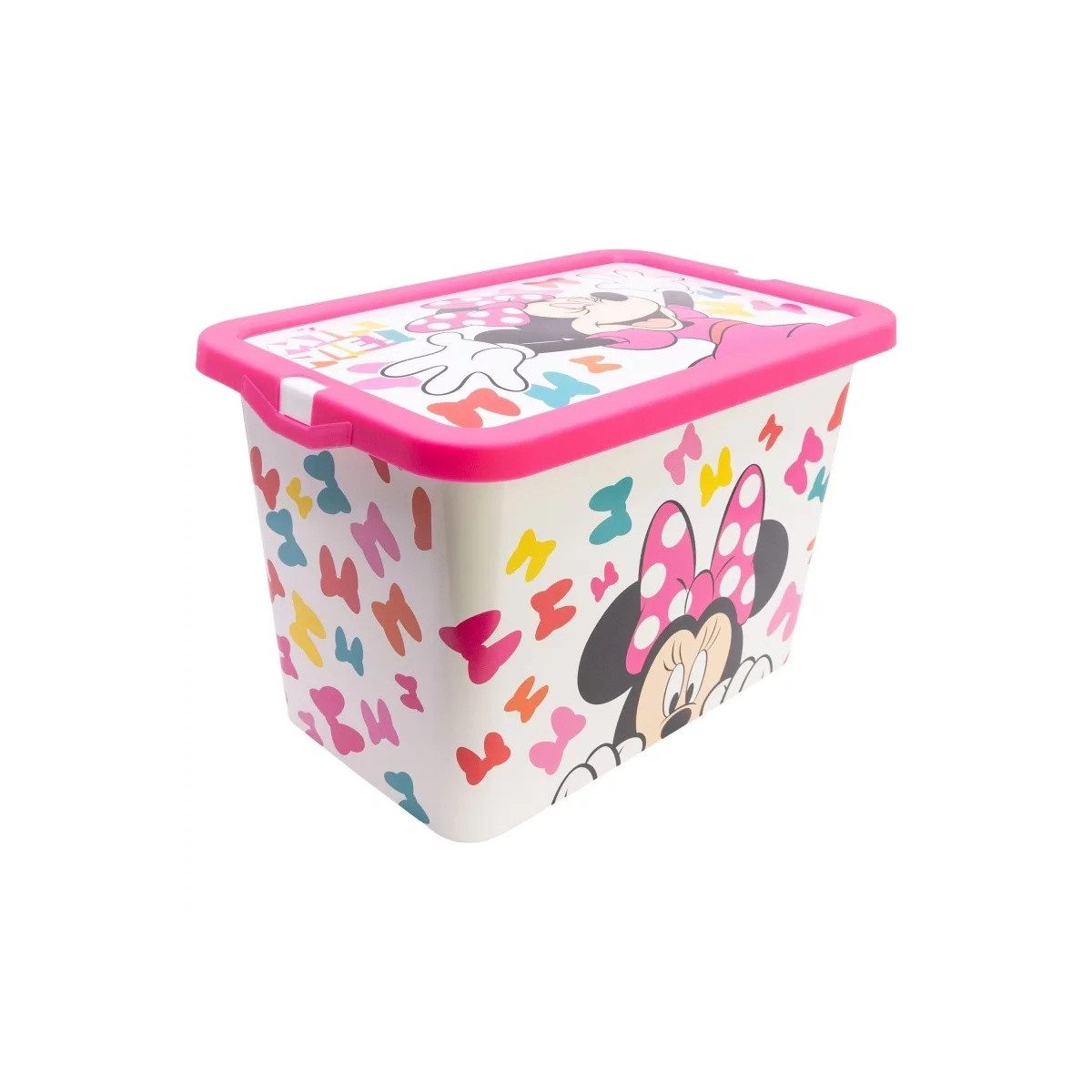 Disney Aufbewahrungsbox Disney Minnie Edgy Bows Kunststoff-Aufbewahrungsbox 7 L
